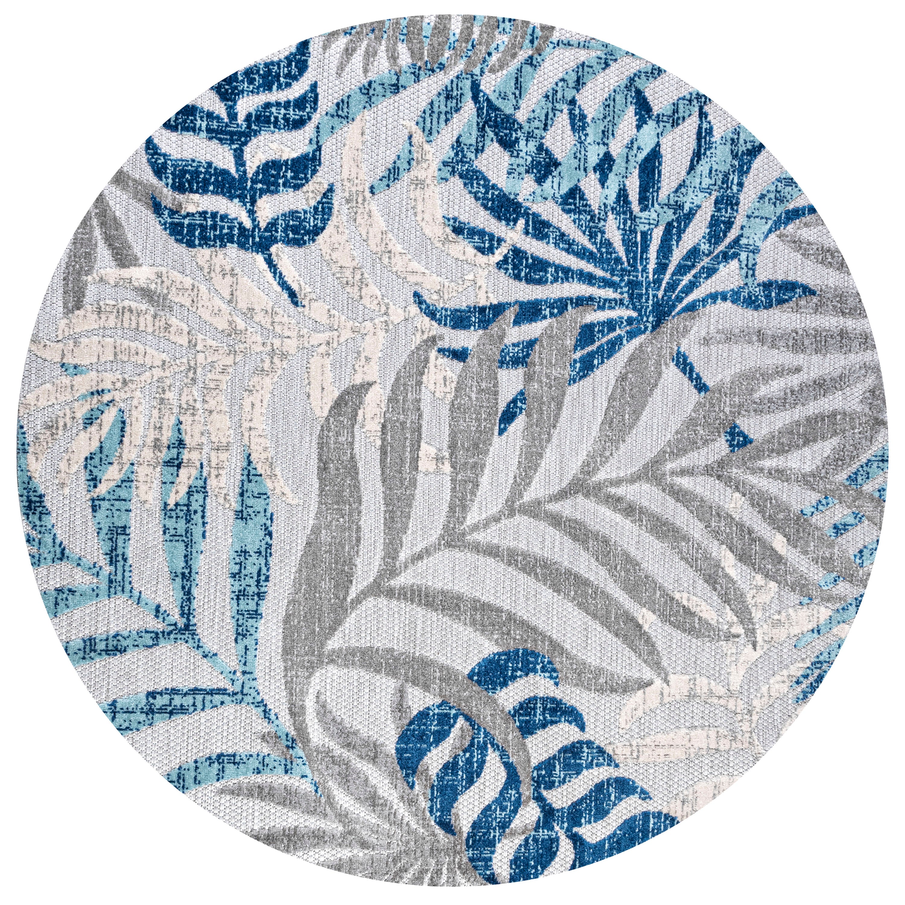 Tropics Palm Leaves Indoor/Outdoor Area Rug