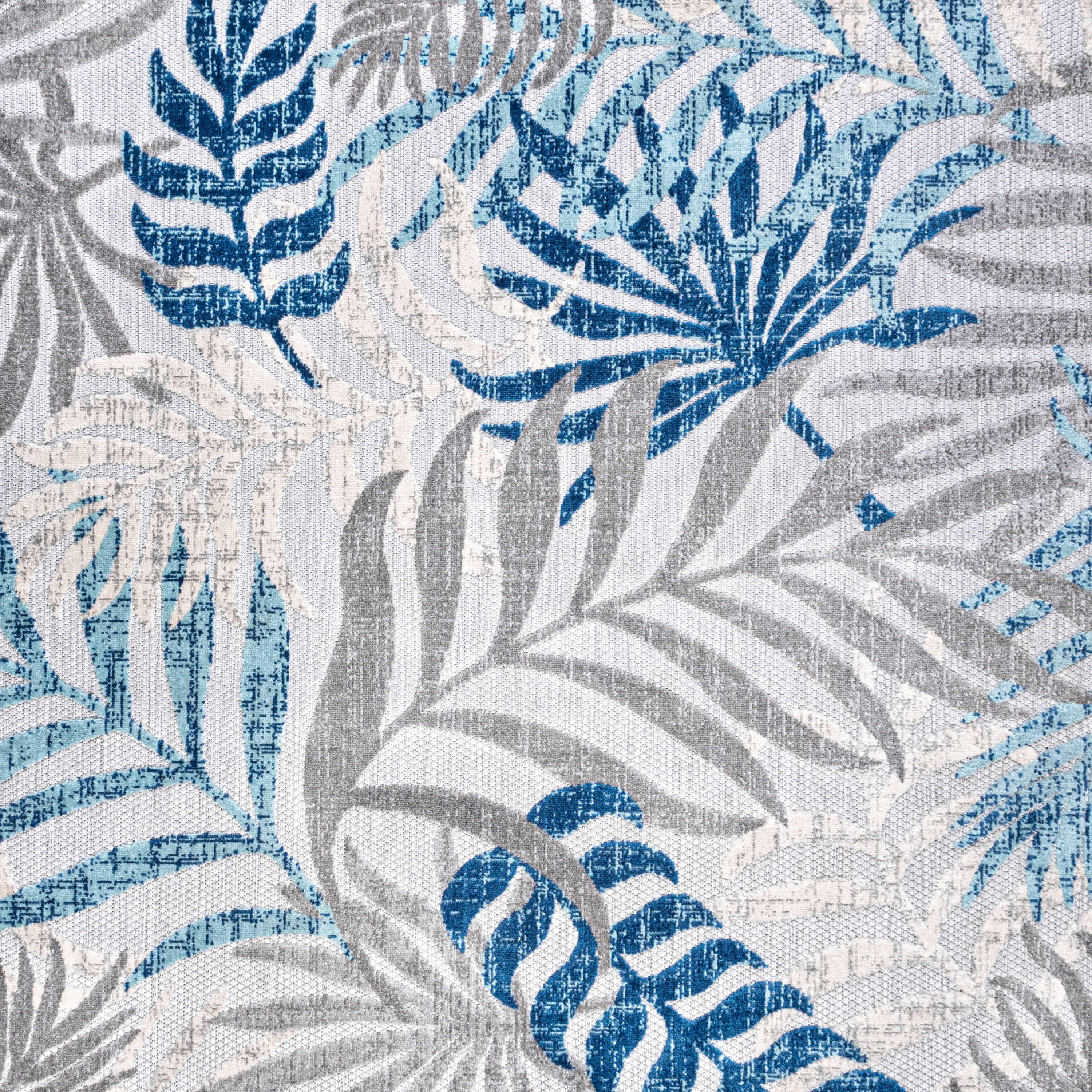 Tropics Palm Leaves Indoor/Outdoor Area Rug