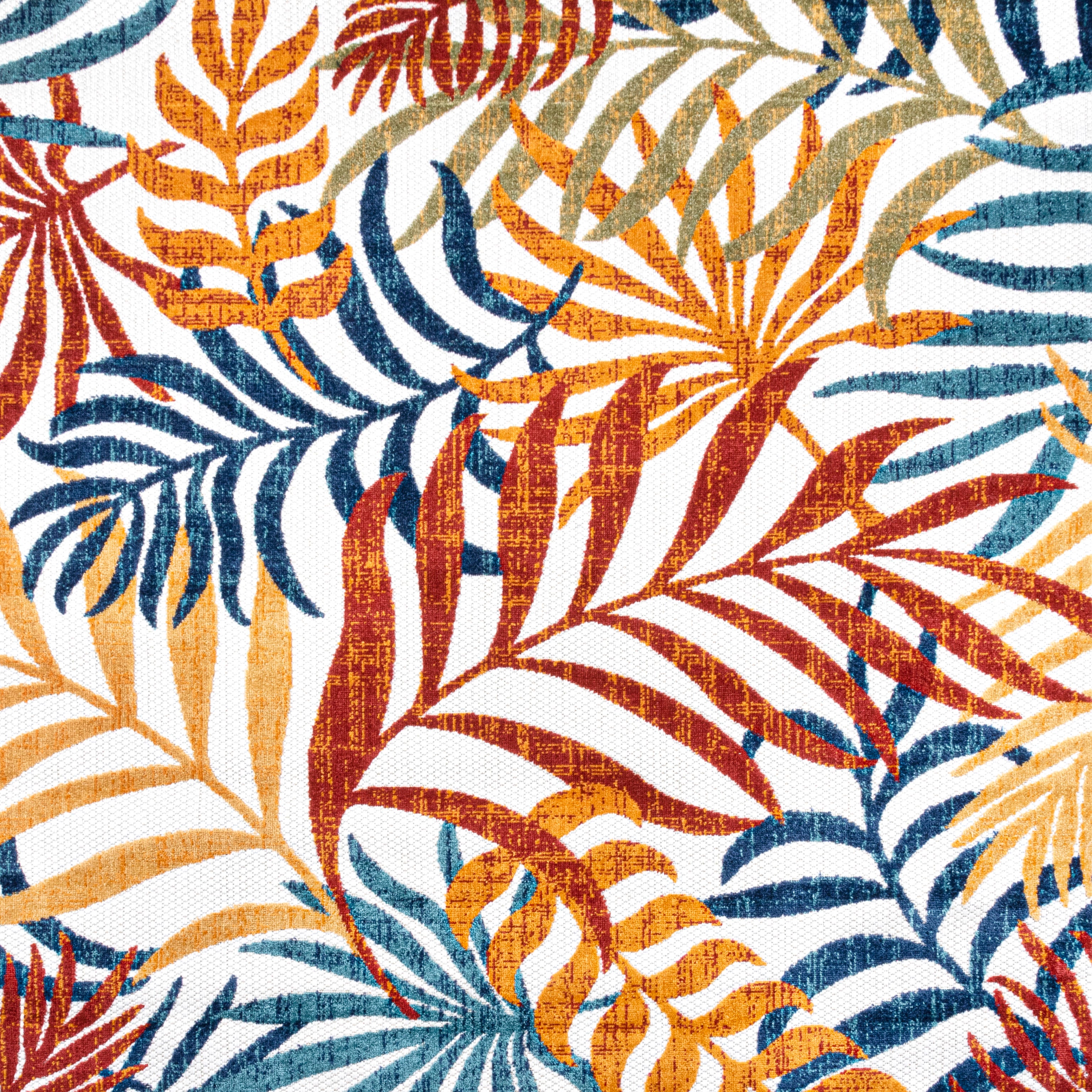 Tropics Palm Leaves Indoor/Outdoor Area Rug