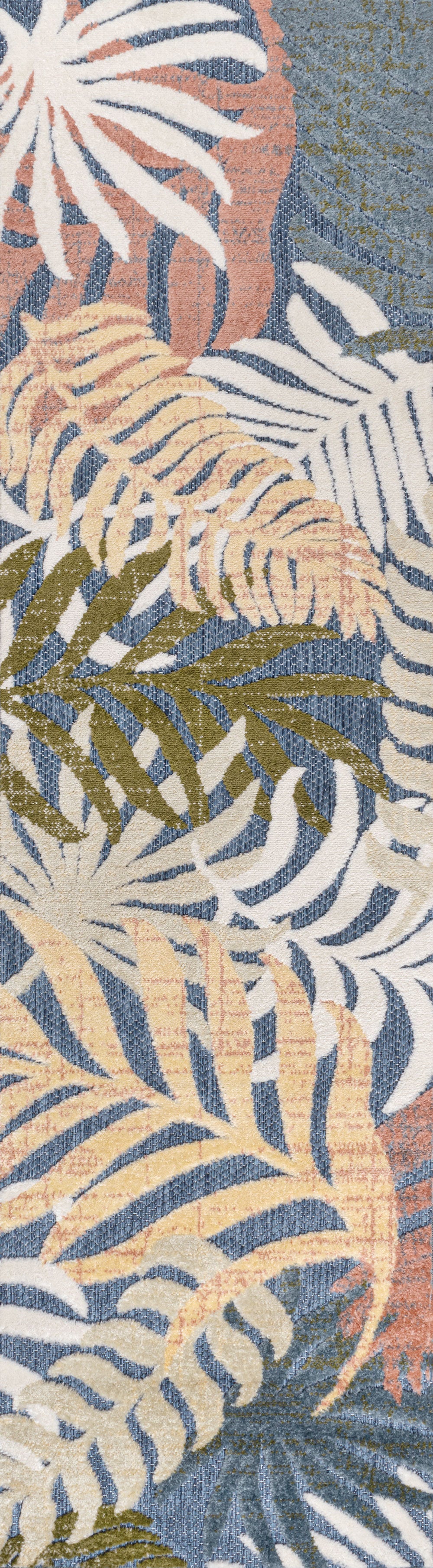 Tropics Palm Leaves II Indoor/Outdoor Rug
