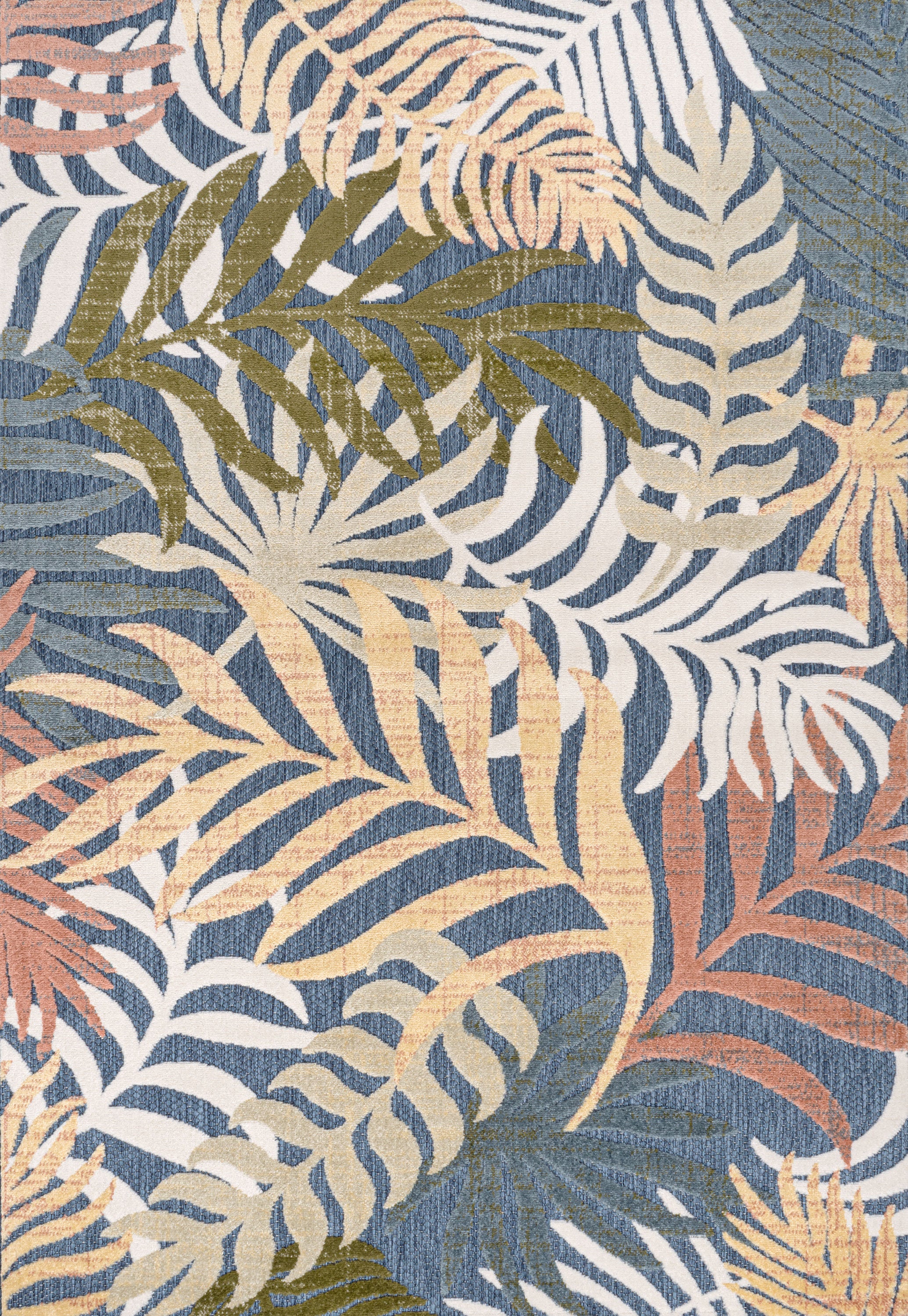 Tropics Palm Leaves II Indoor/Outdoor Rug