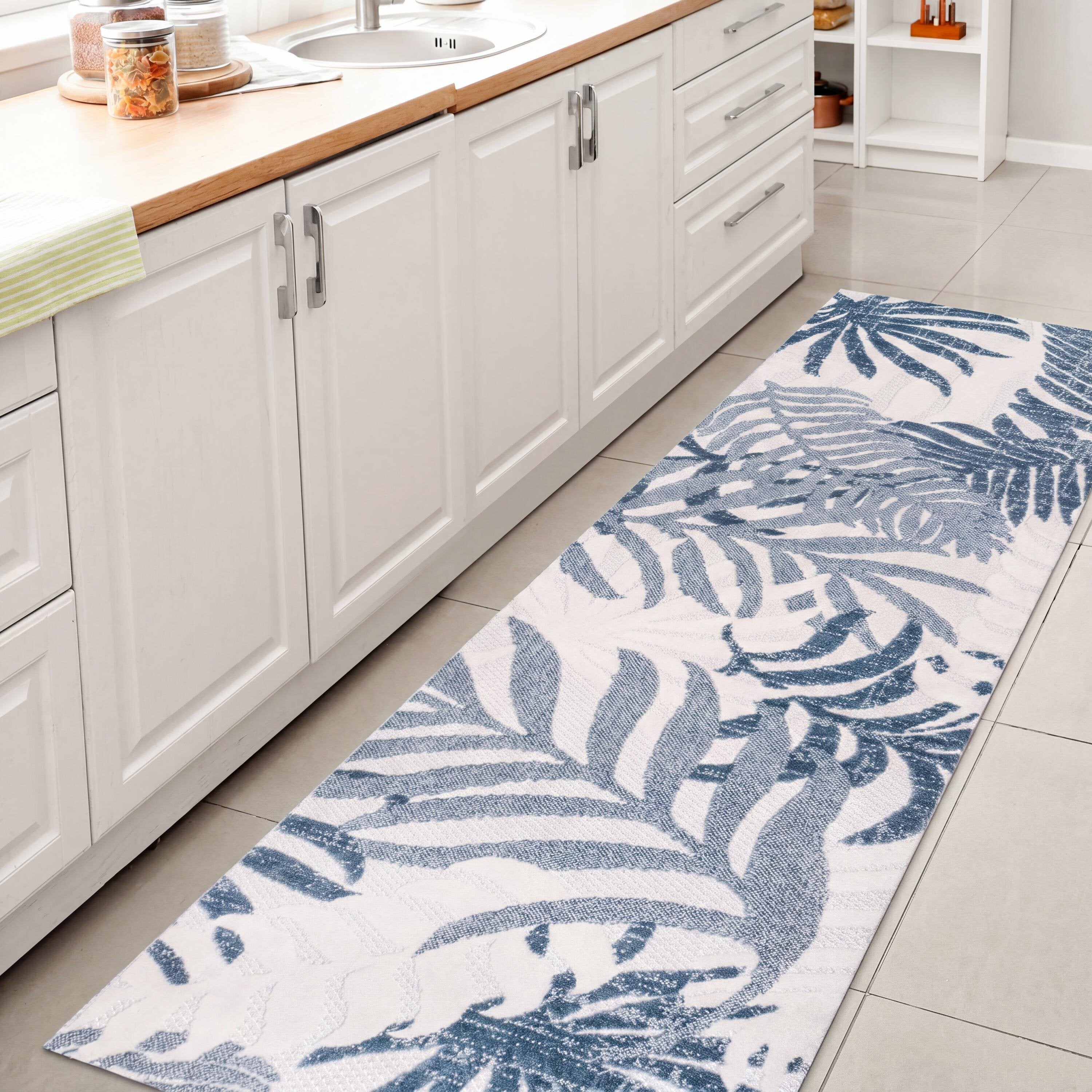Tropics Palm Leaves II Indoor/Outdoor Rug