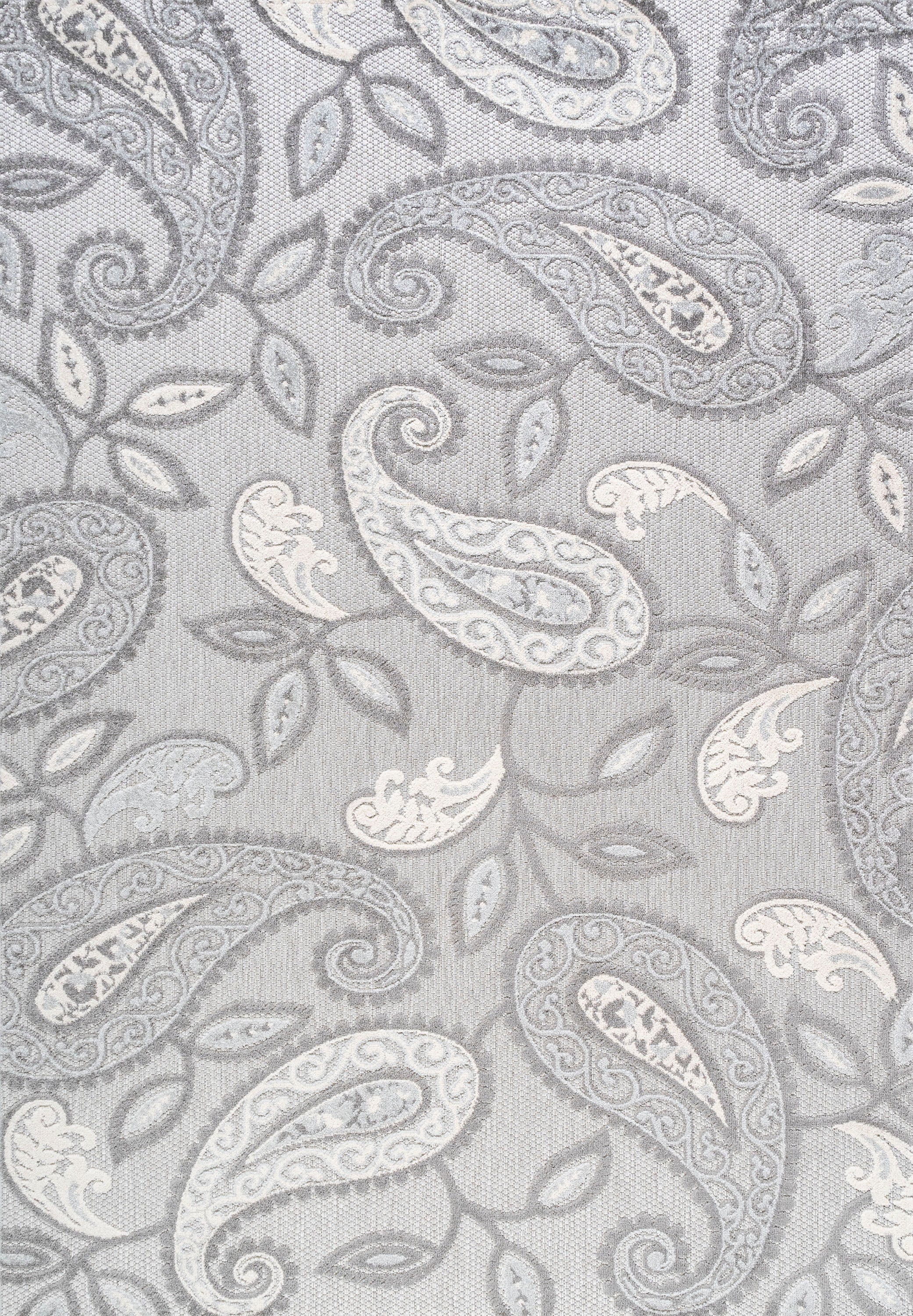 Julien Paisley High-Low Indoor/Outdoor Area Rug
