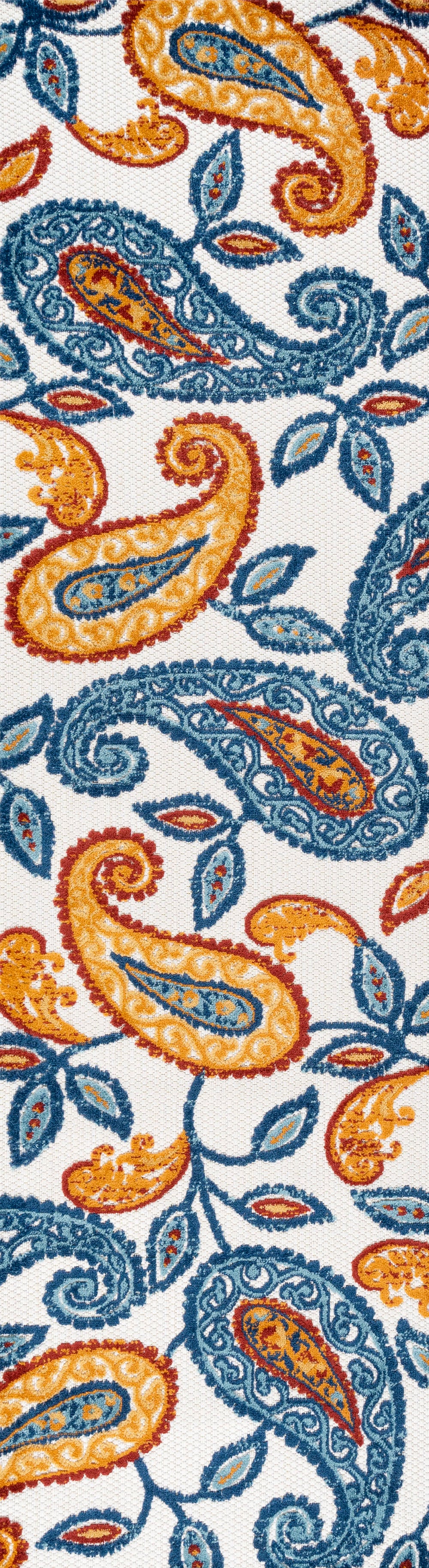Julien Paisley High-Low Indoor/Outdoor Area Rug