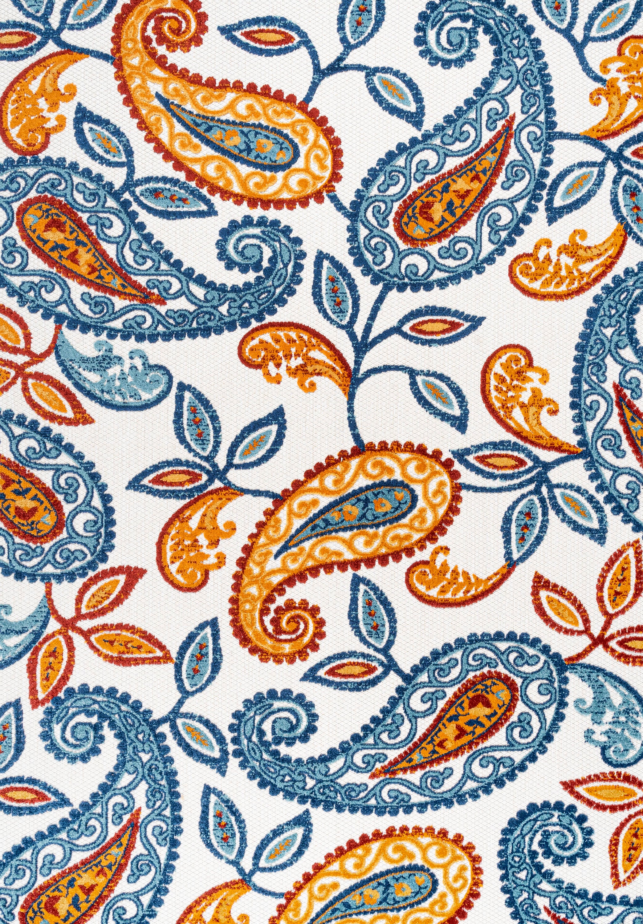 Julien Paisley High-Low Indoor/Outdoor Area Rug