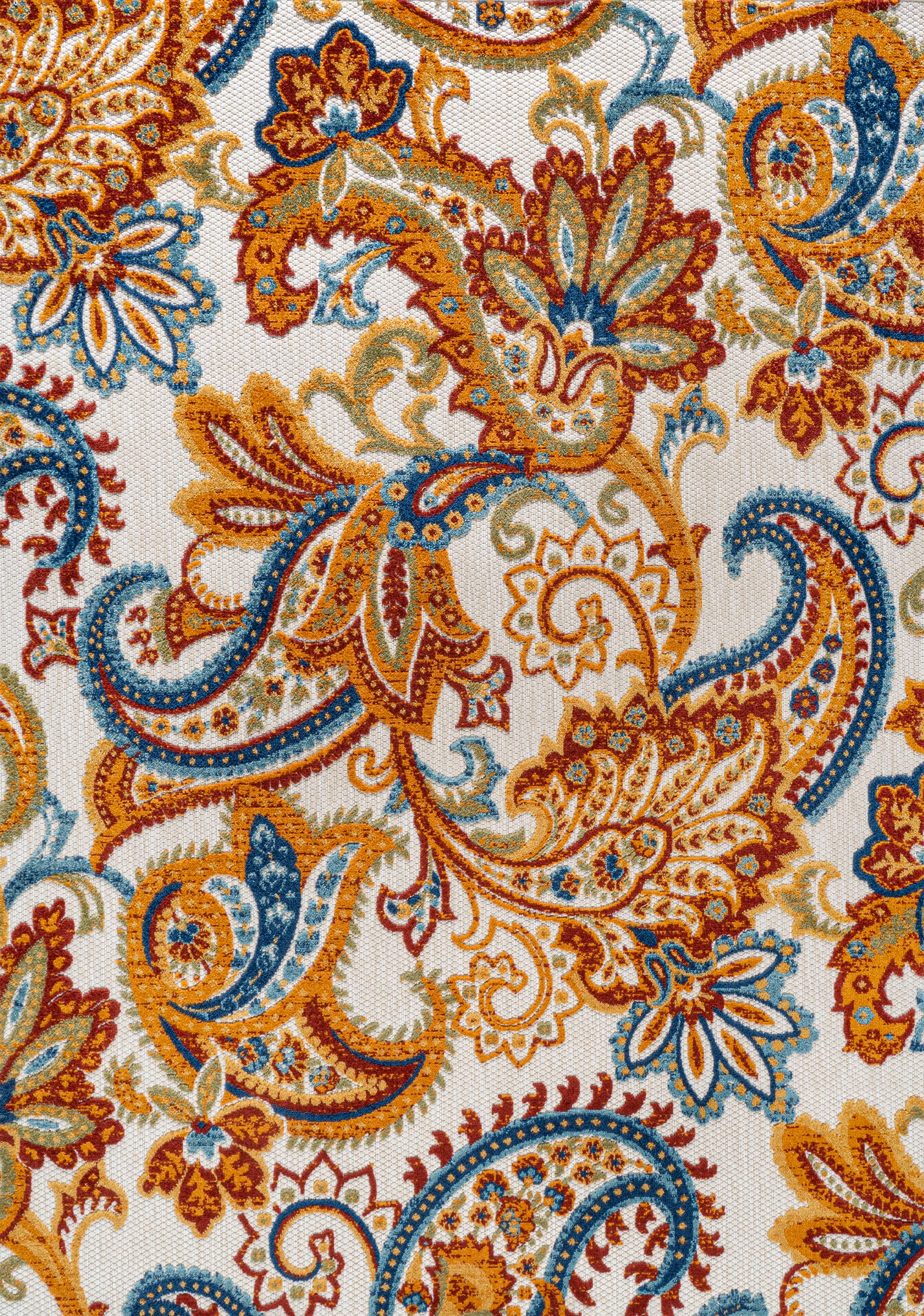Gordes Paisley High-Low Indoor/Outdoor Area Rug
