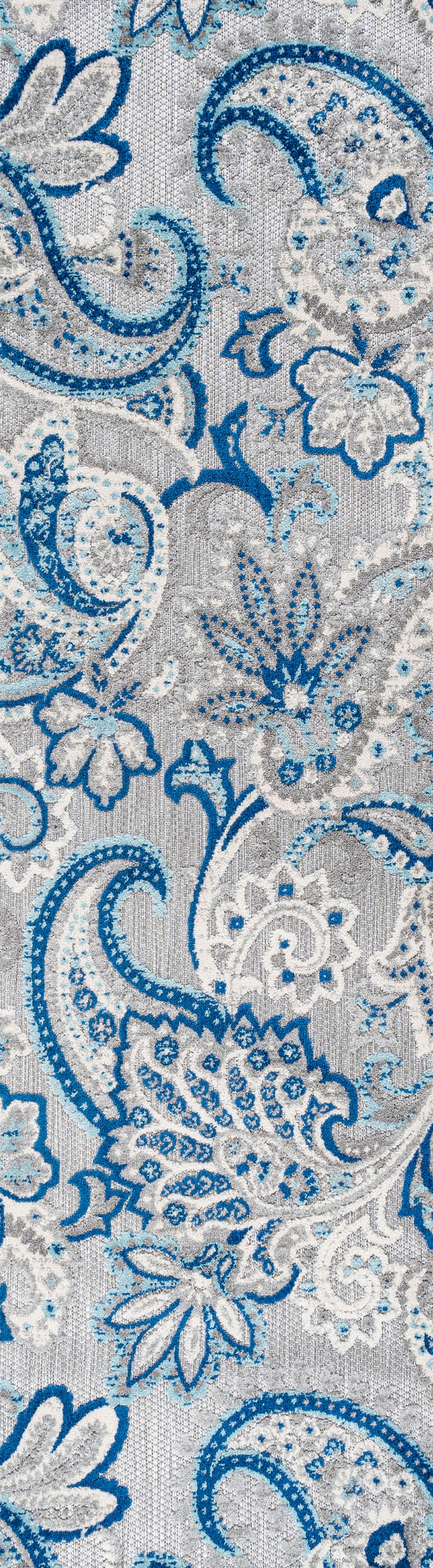 Gordes Paisley High-Low Indoor/Outdoor Area Rug