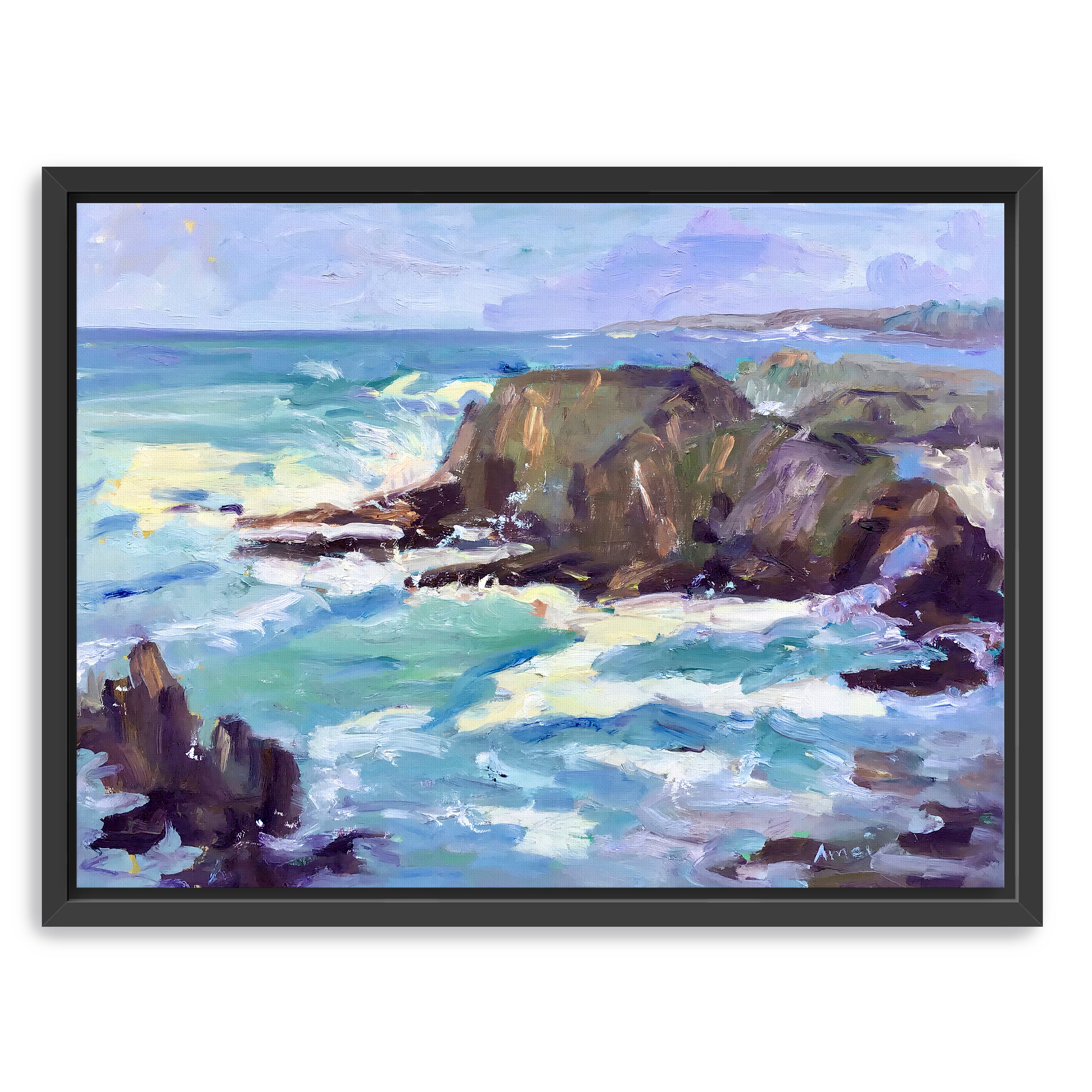 Mendocino Rocks Canvas Giclee