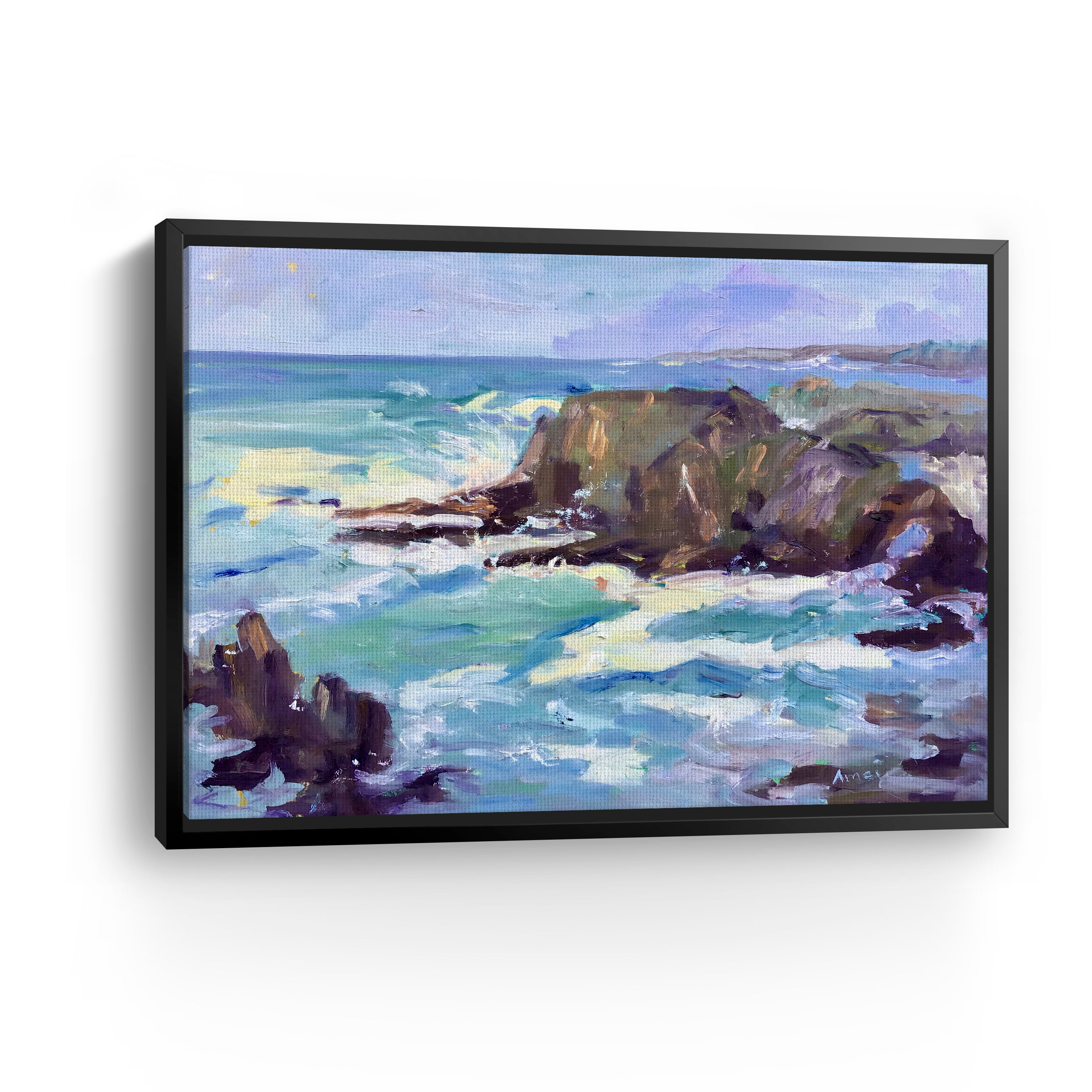 Mendocino Rocks Canvas Giclee
