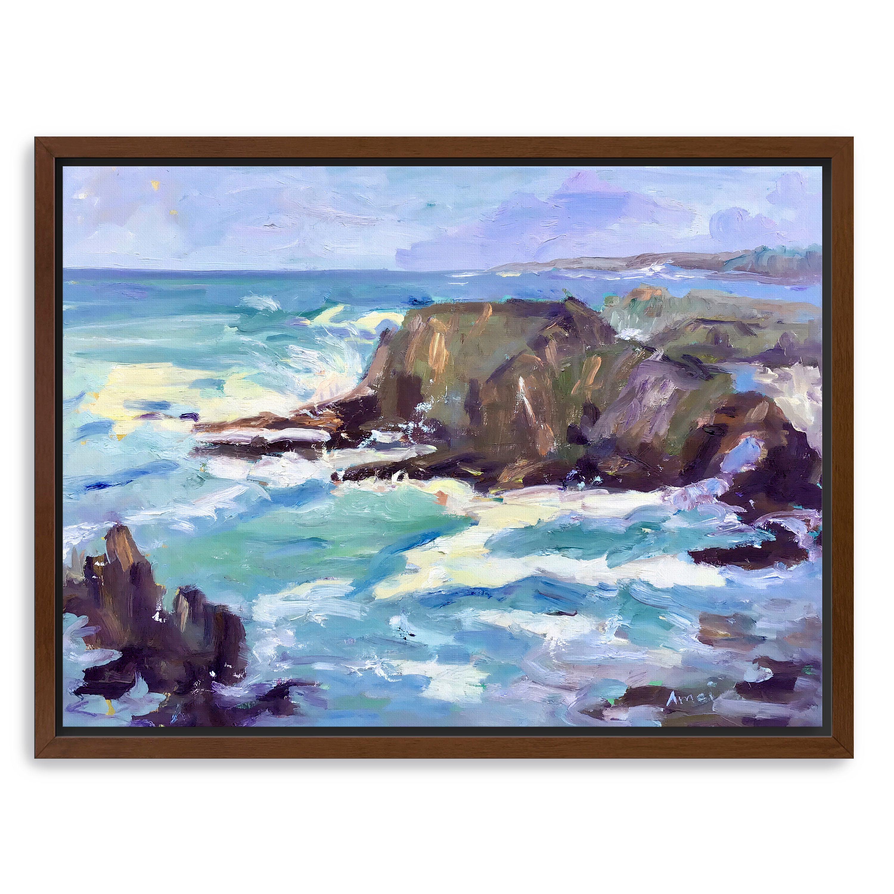 Mendocino Rocks Canvas Giclee