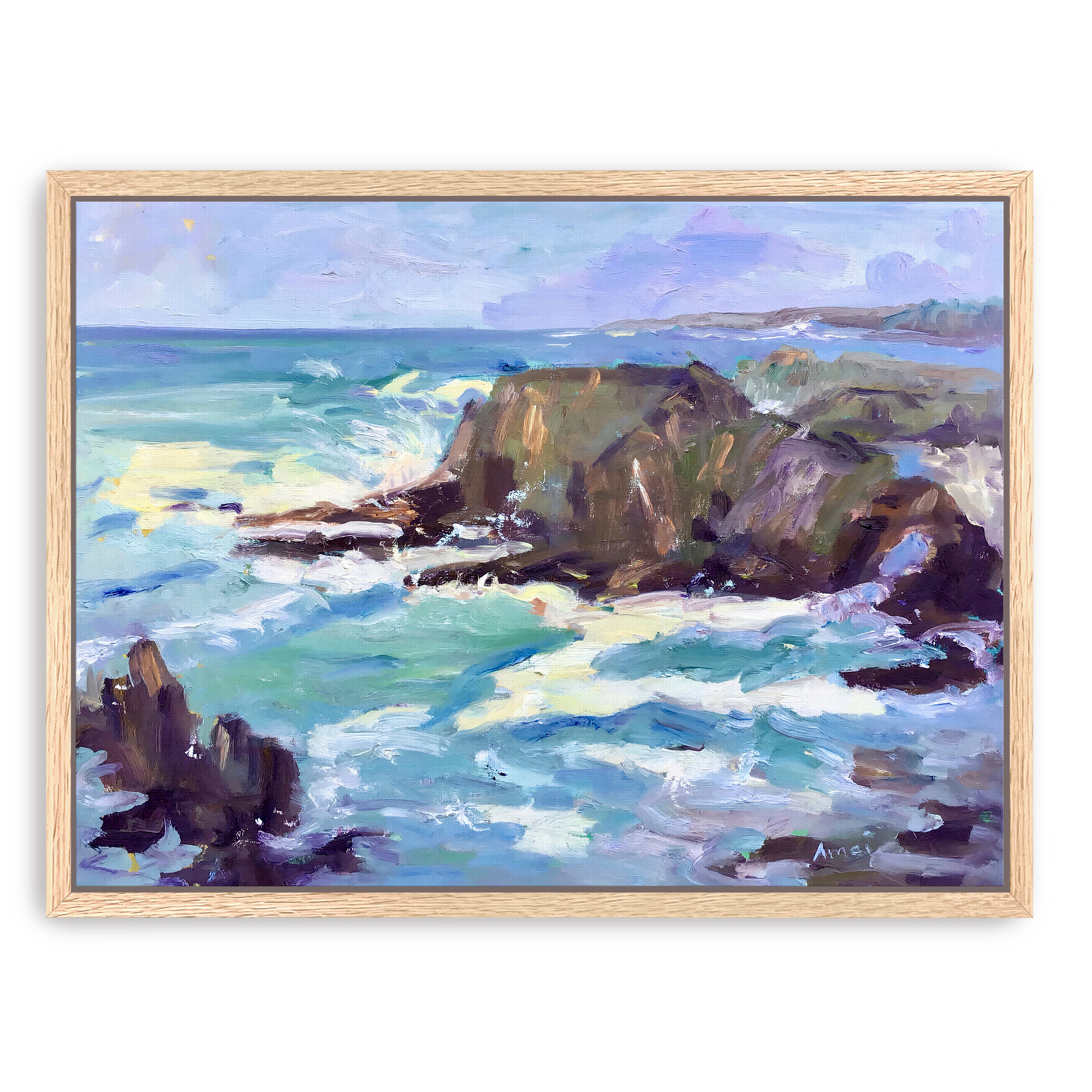 Mendocino Rocks Canvas Giclee