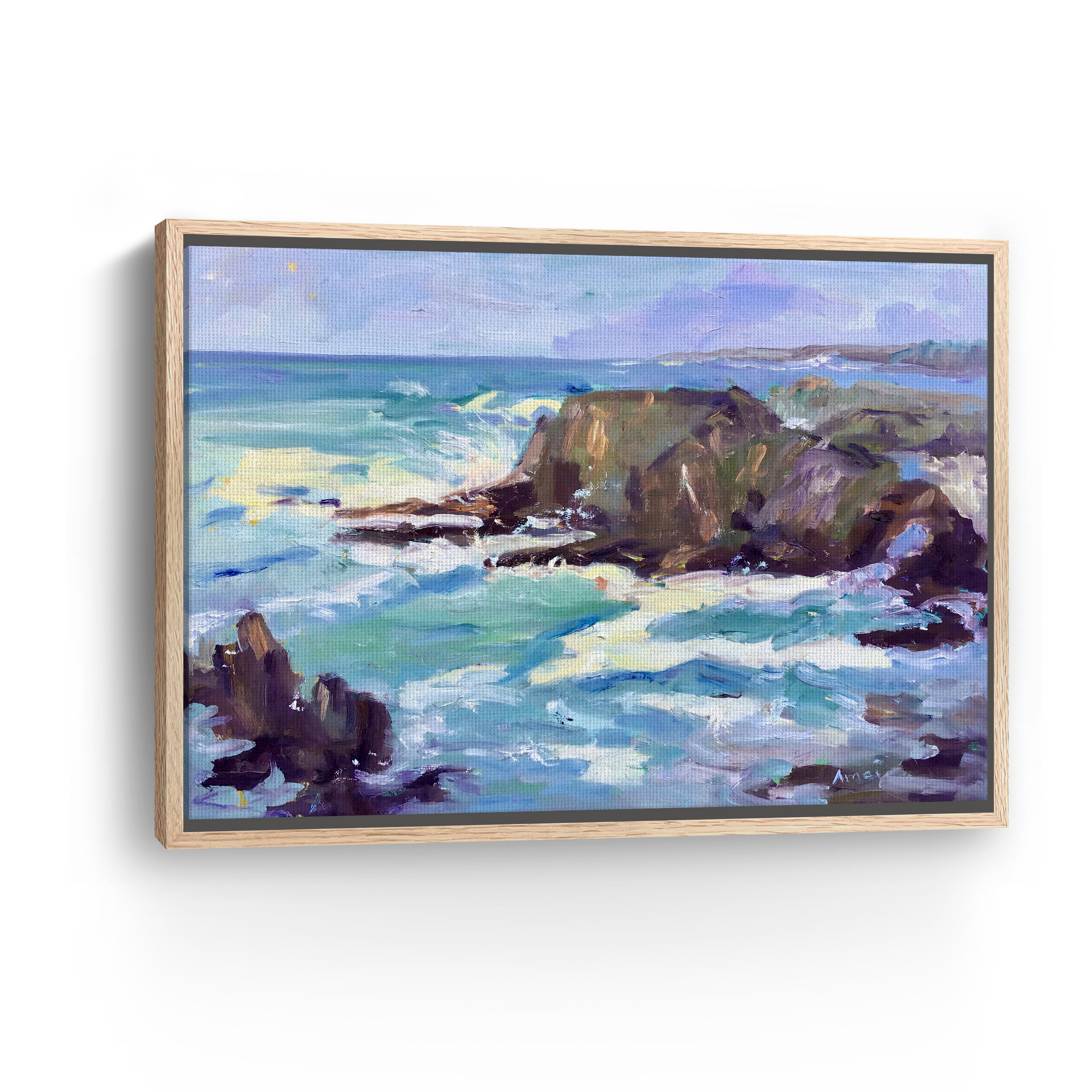 Mendocino Rocks Canvas Giclee