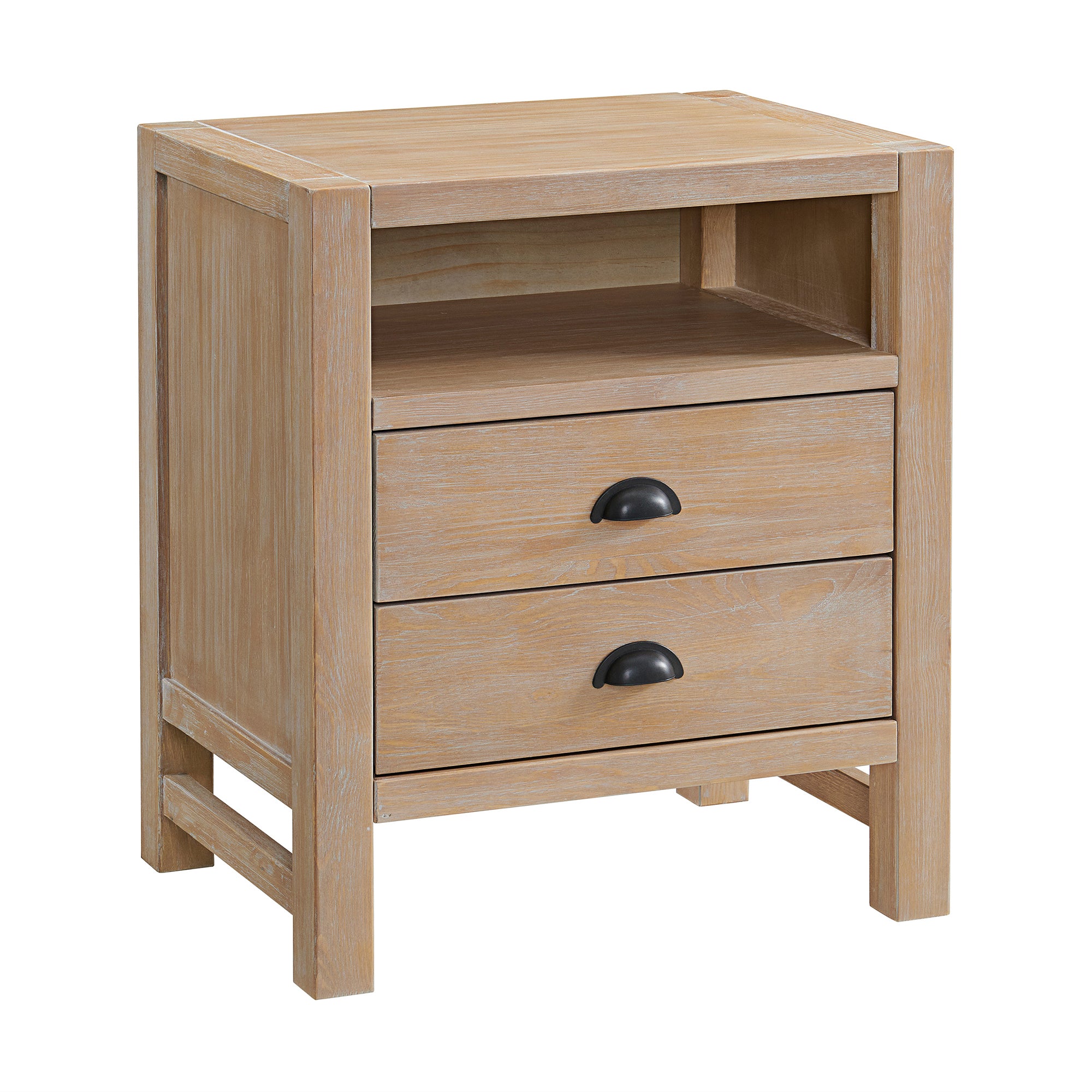 Arden 4-Piece Wood Bedroom Set with Bed, 2-Drawer Nightstand, 5-Drawer Chest, 6-Drawer Dresser
