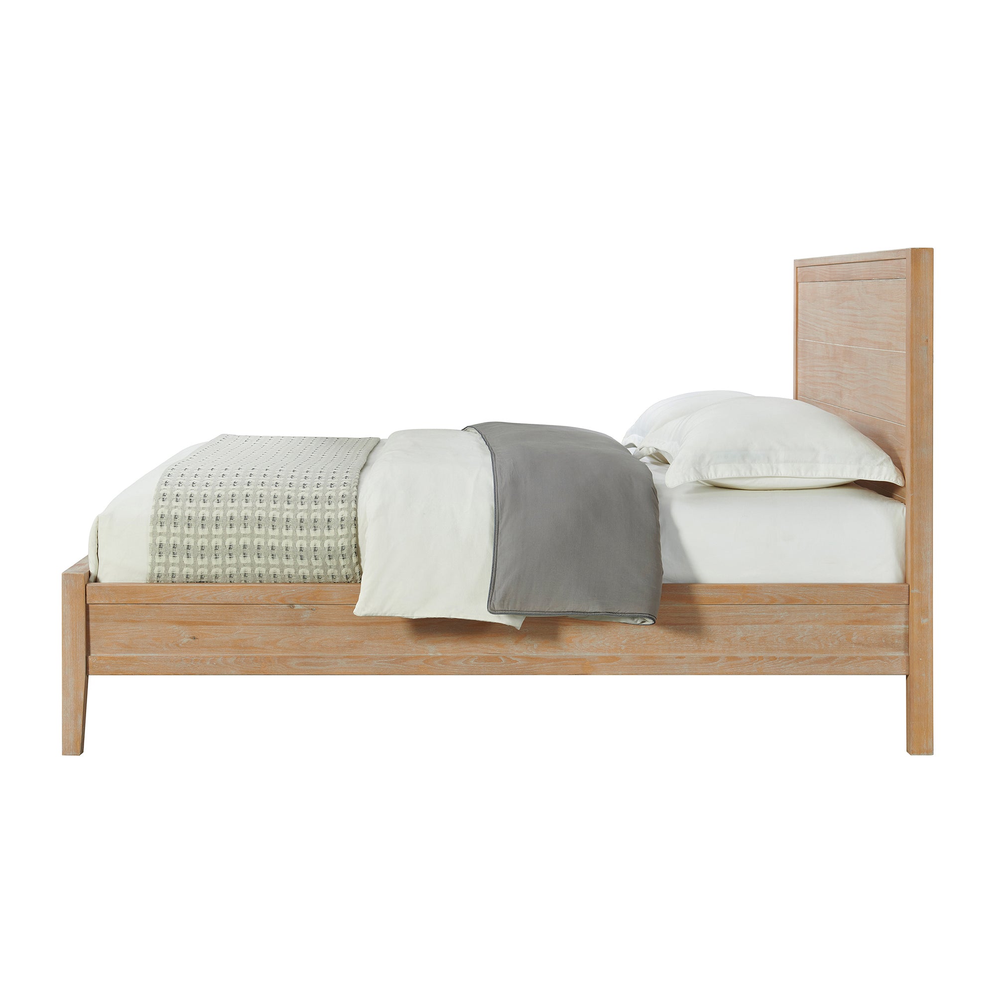 Arden 4-Piece Wood Bedroom Set with Bed, 2-Drawer Nightstand, 5-Drawer Chest, 6-Drawer Dresser