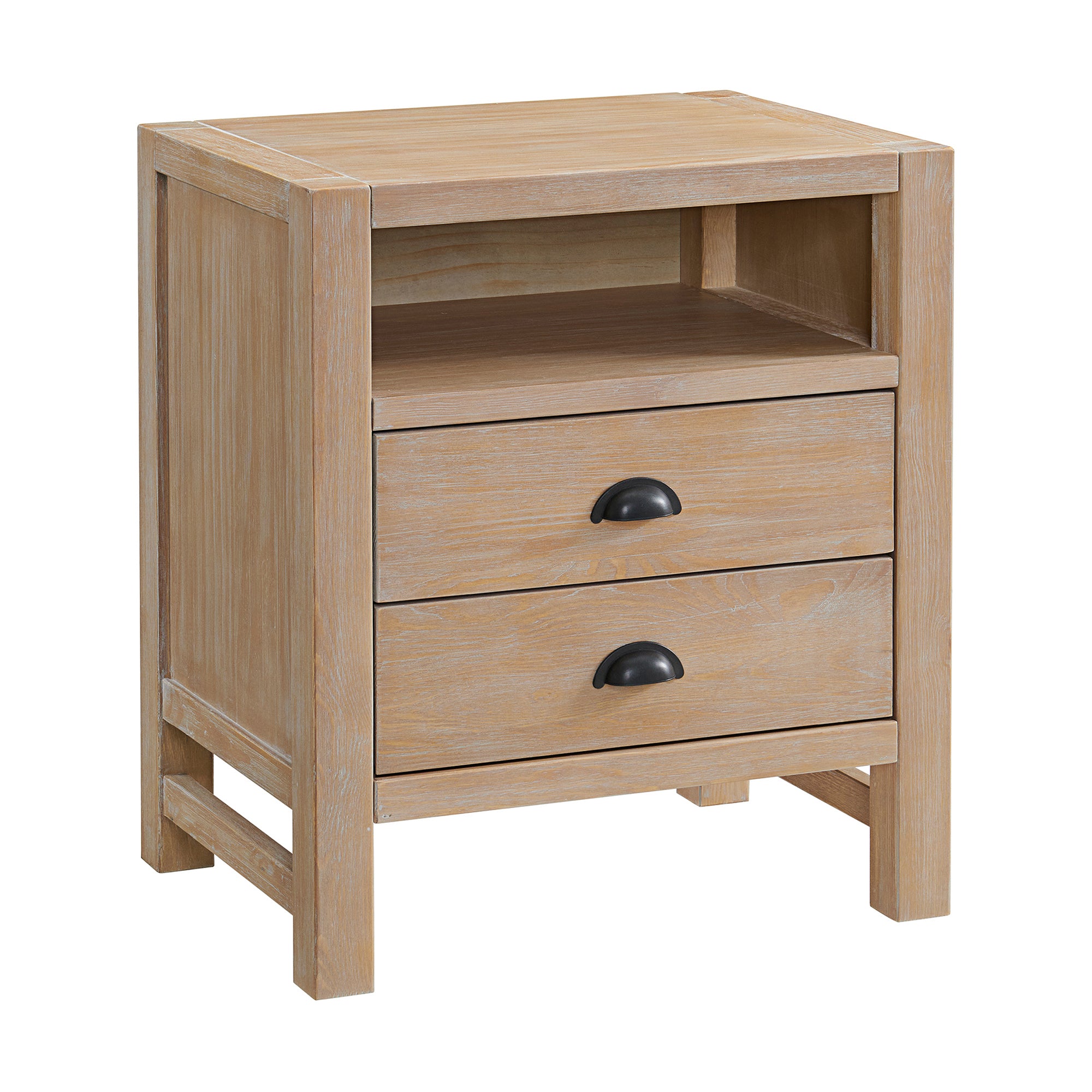Arden 4-Piece Wood Bedroom Set with Bed, 2-Drawer Nightstand, 5-Drawer Chest, 6-Drawer Dresser