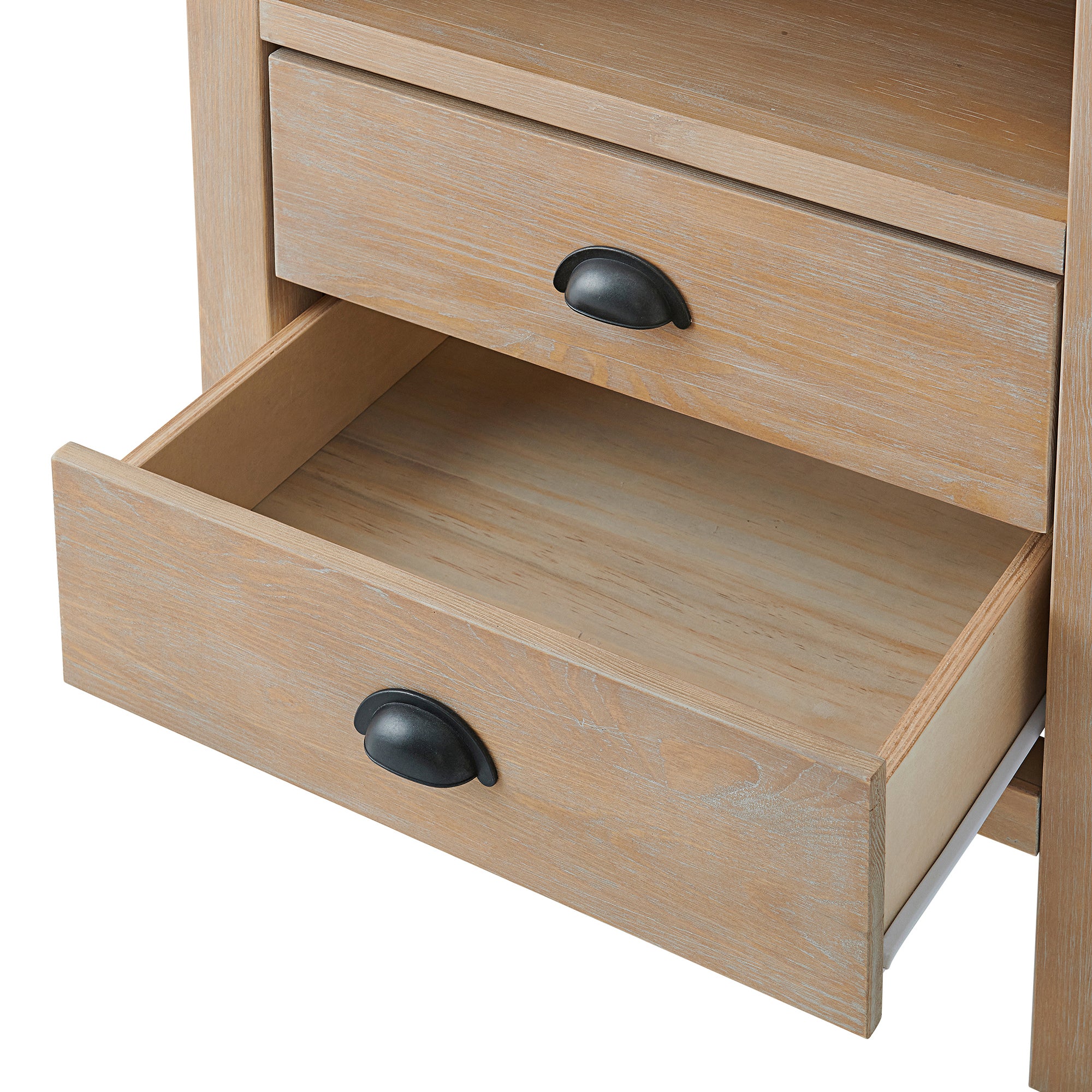 Arden 4-Piece Wood Bedroom Set with Bed, 2-Drawer Nightstand, 5-Drawer Chest, 6-Drawer Dresser