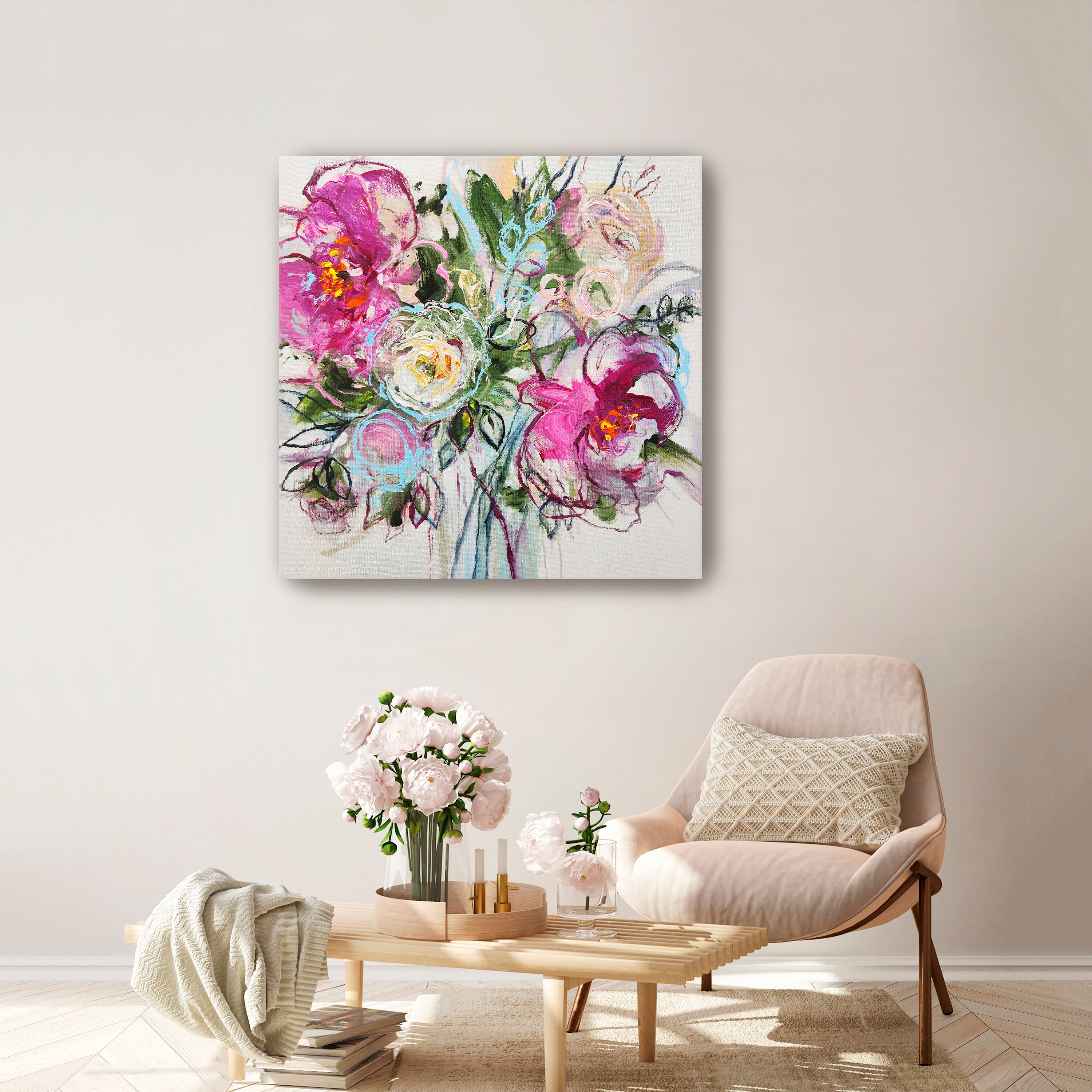Blossom Whispers Canvas Giclee