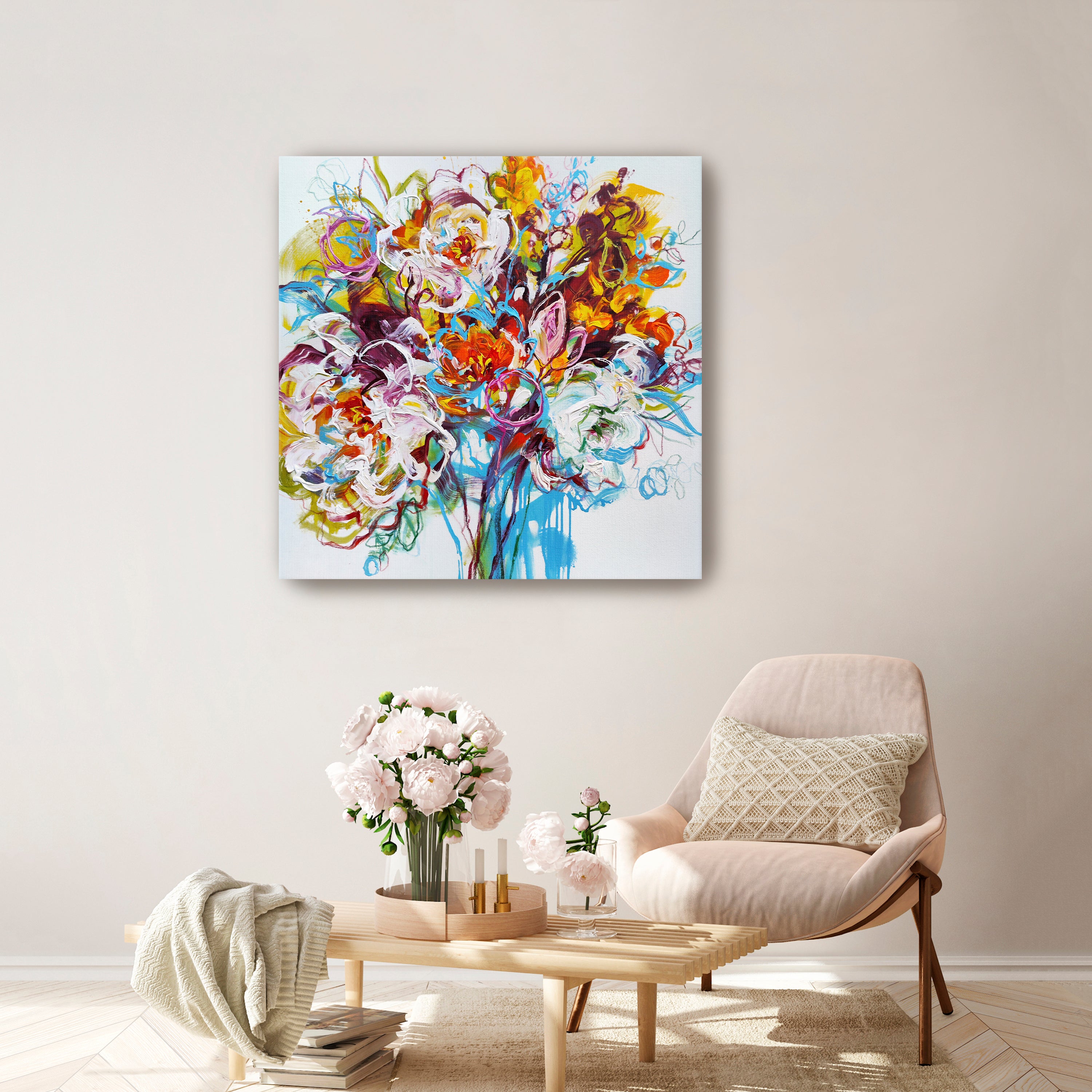 Floral Euphoria Canvas Giclee
