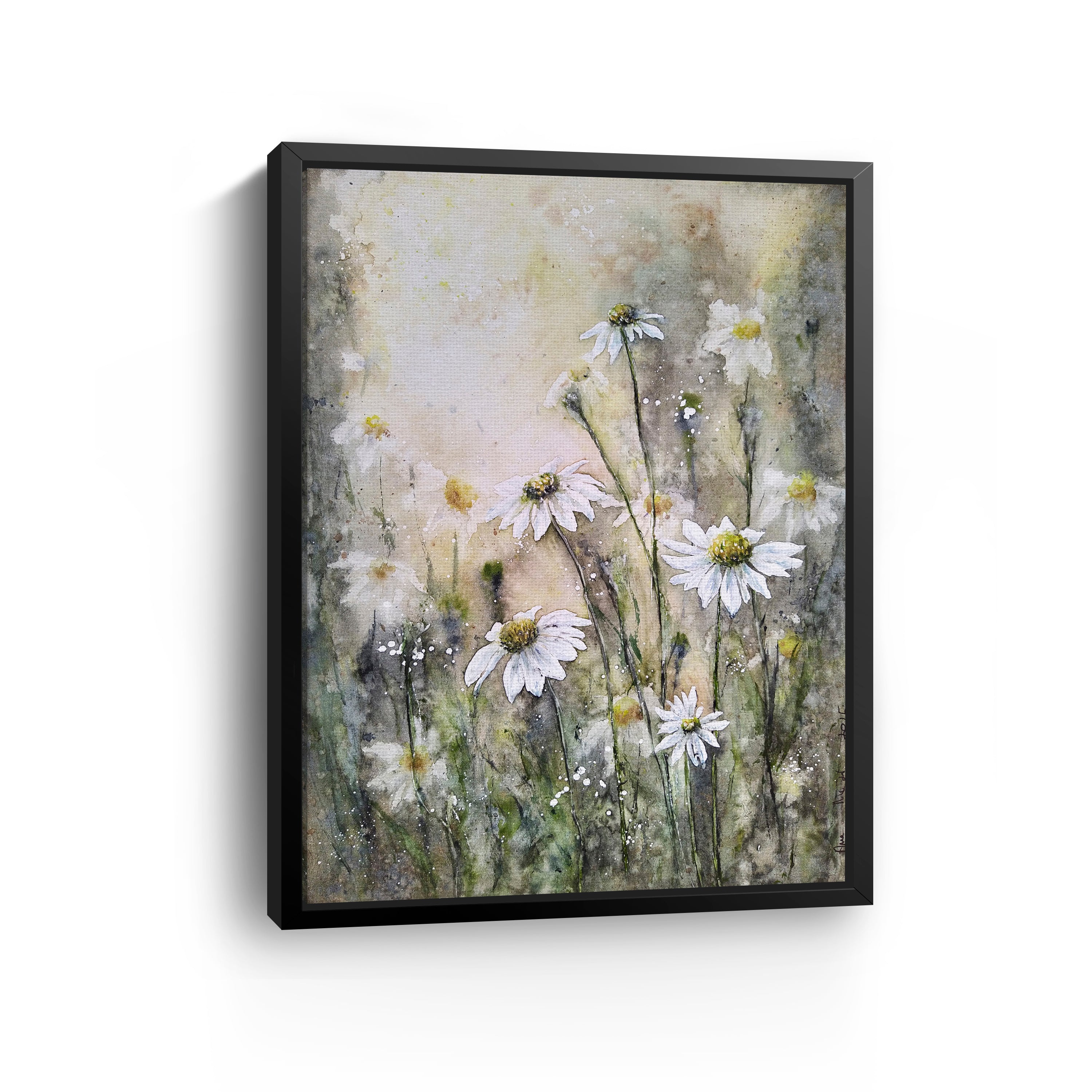 Coneflowers White I Canvas Giclee