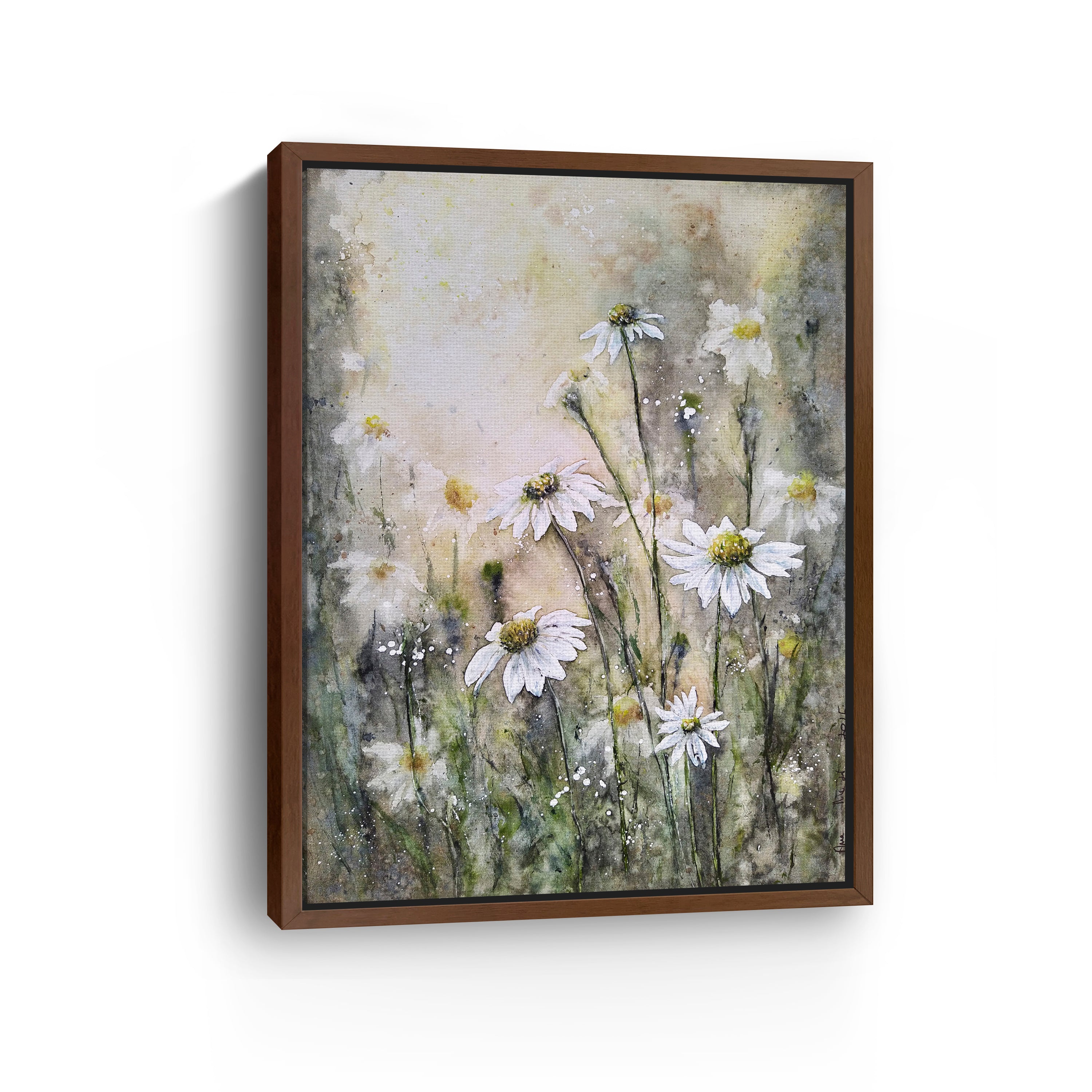 Coneflowers White I Canvas Giclee