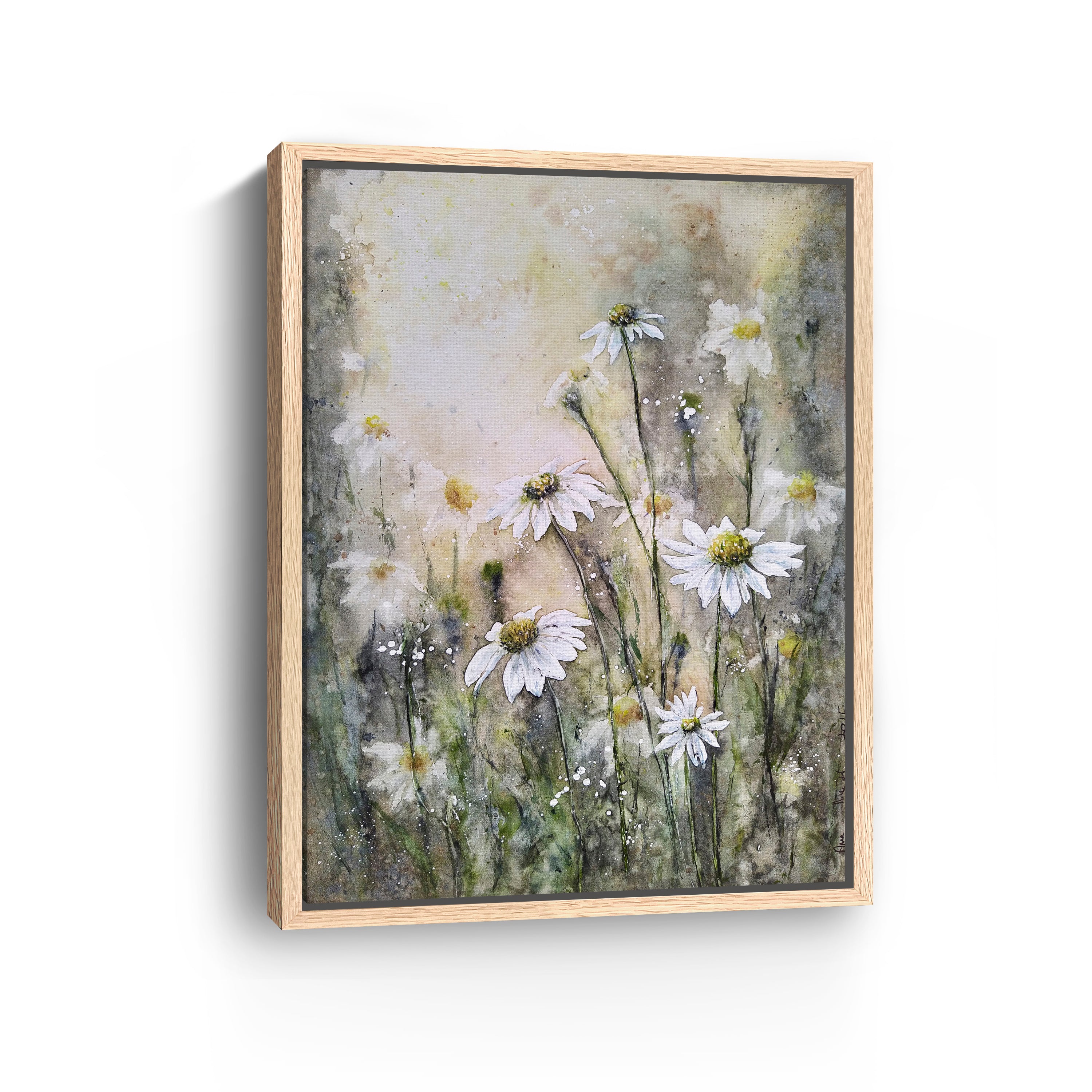 Coneflowers White I Canvas Giclee