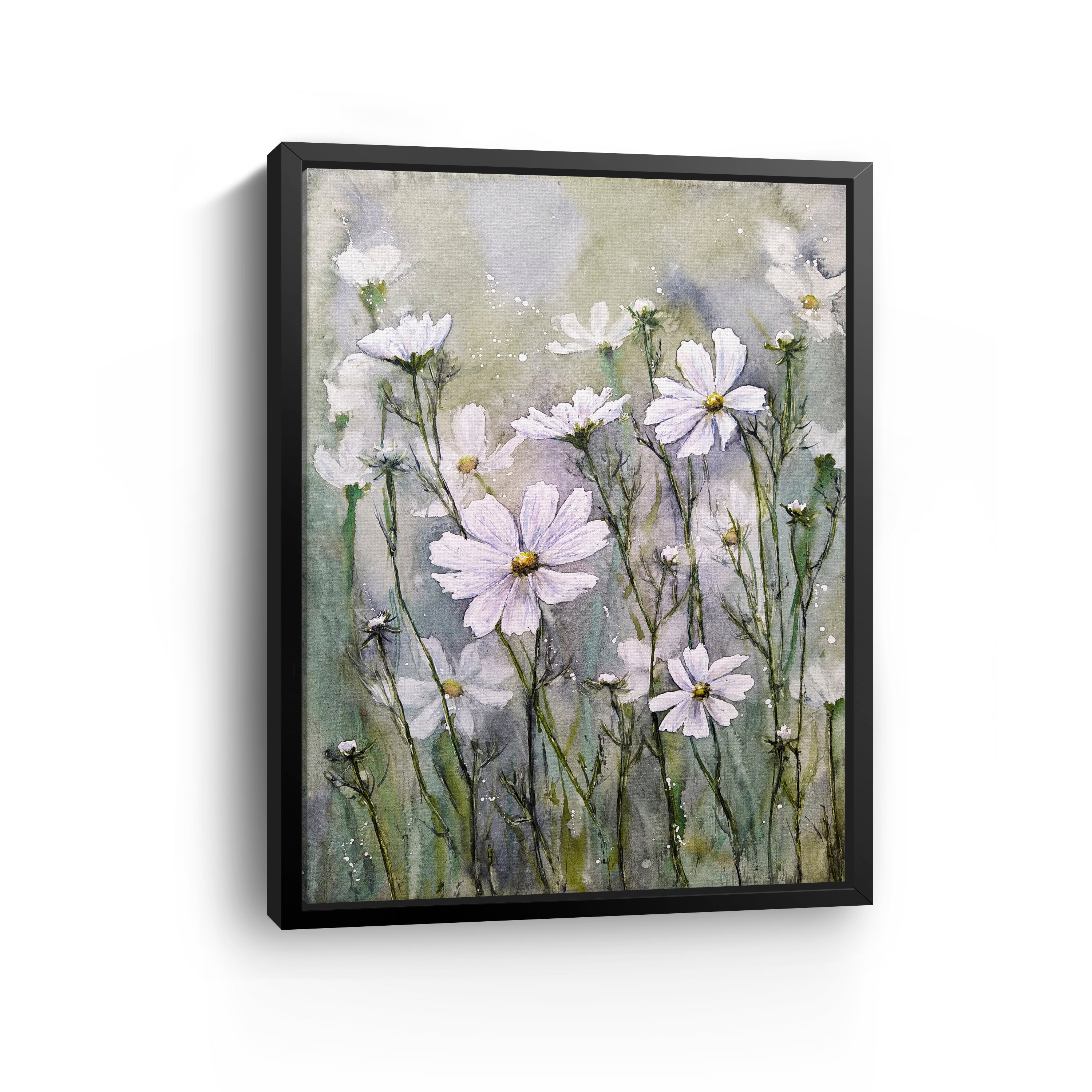 Cosmos Flowers IX Canvas Giclee