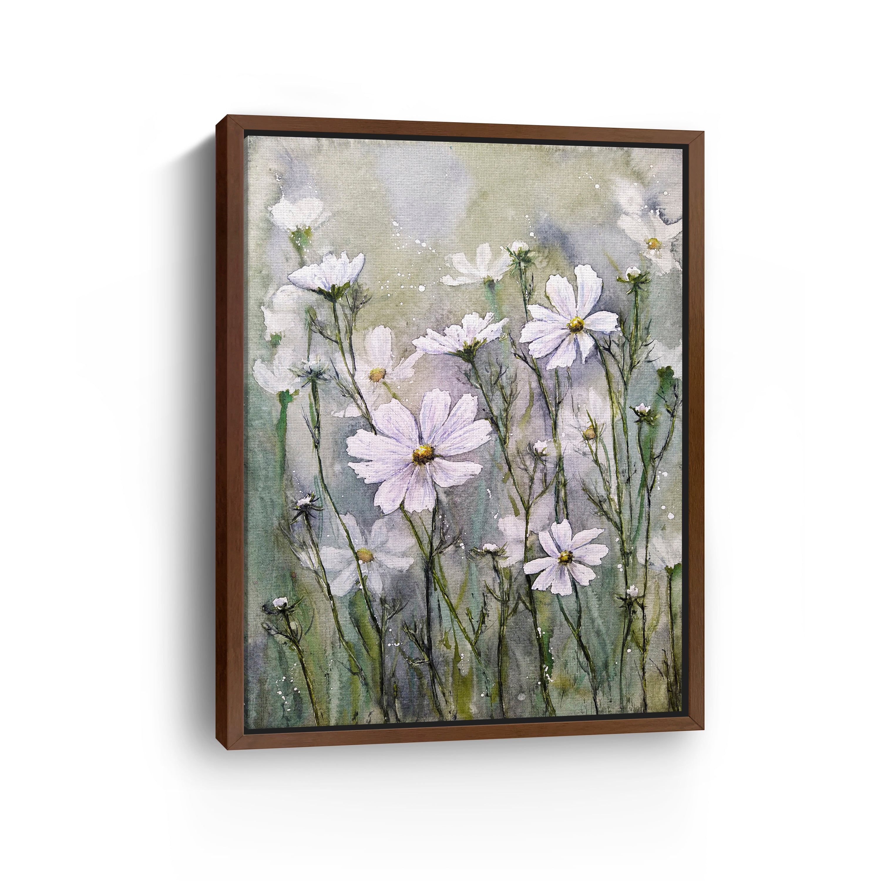 Cosmos Flowers IX Canvas Giclee