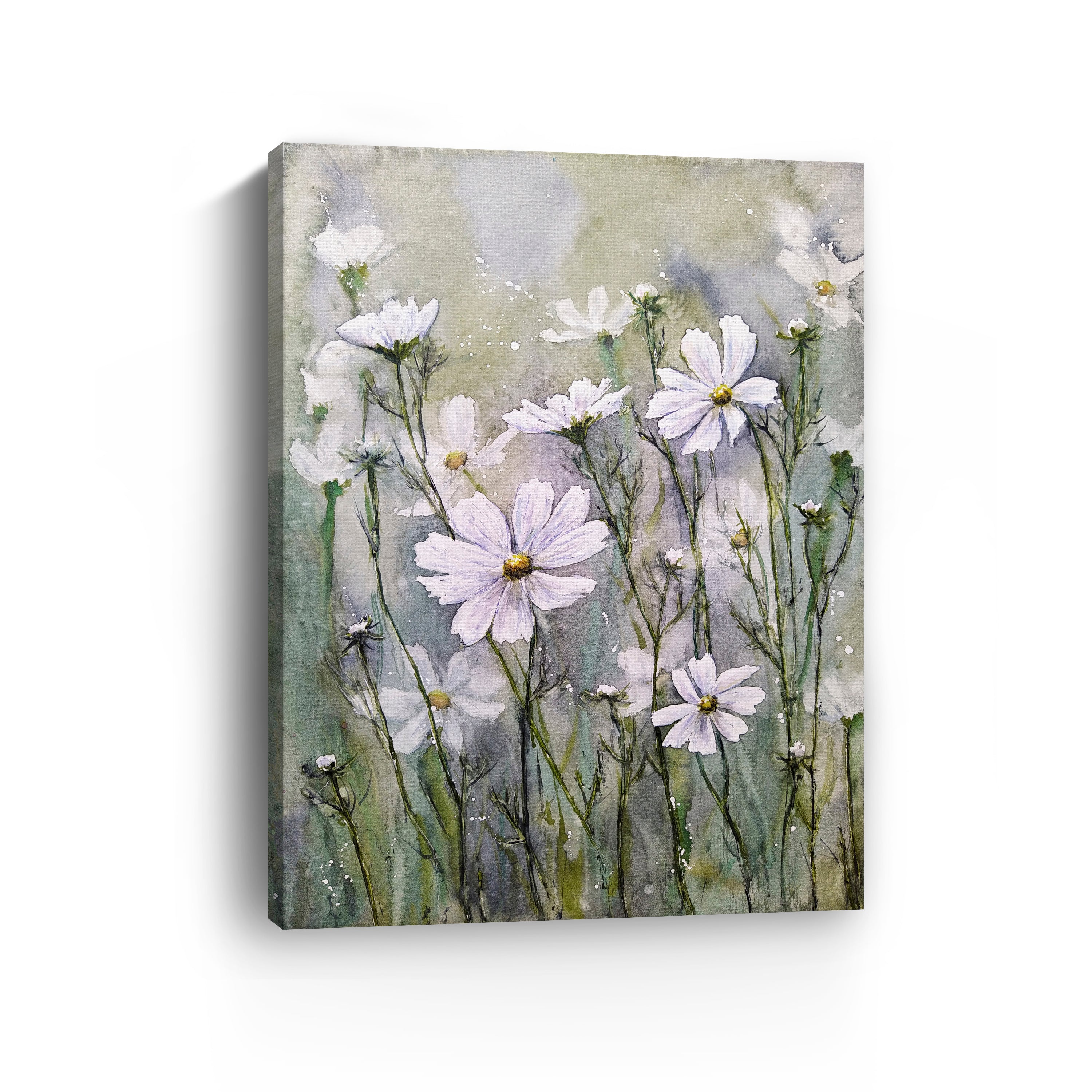 Cosmos Flowers IX Canvas Giclee