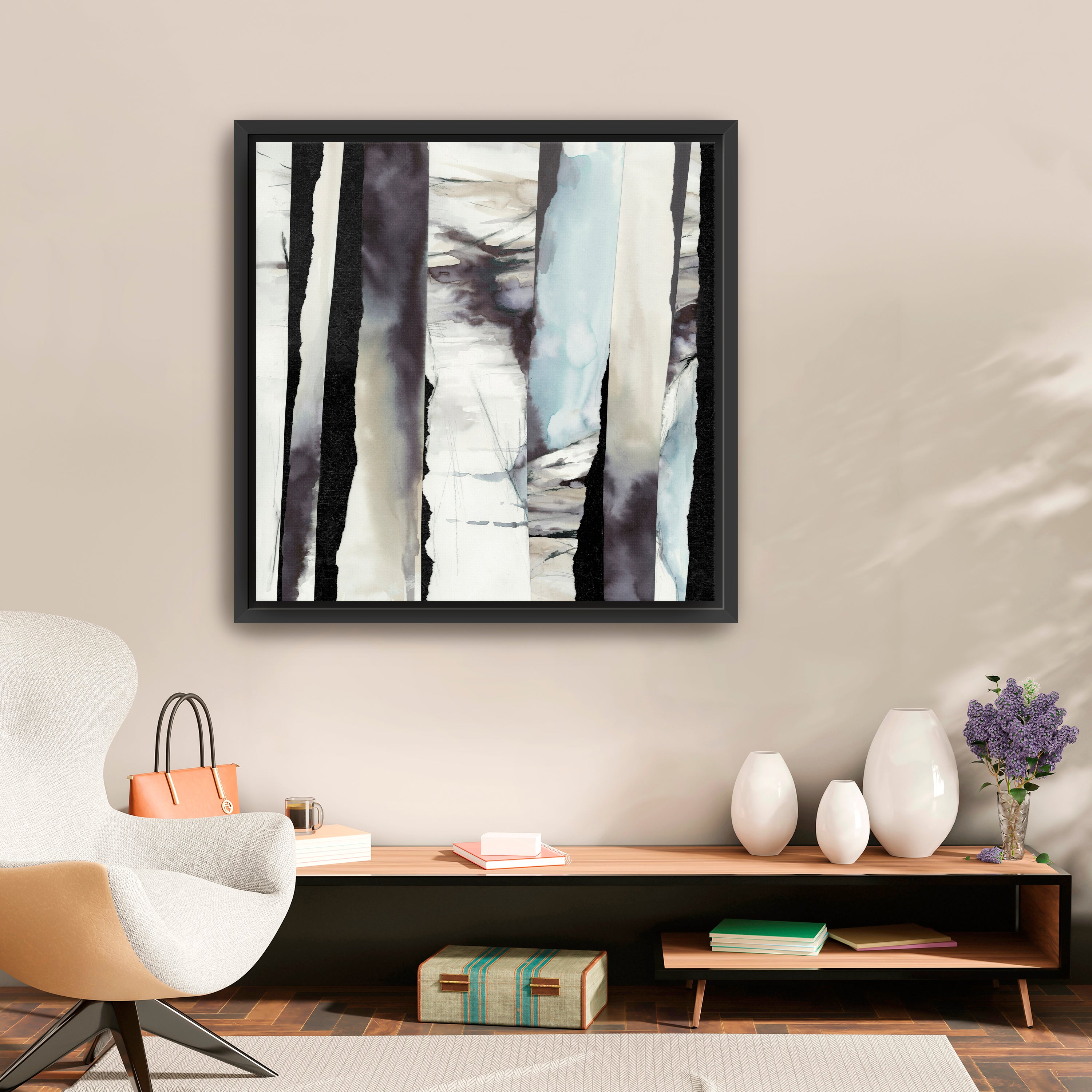 Rippling Shadows in Winter Light Canvas Giclee