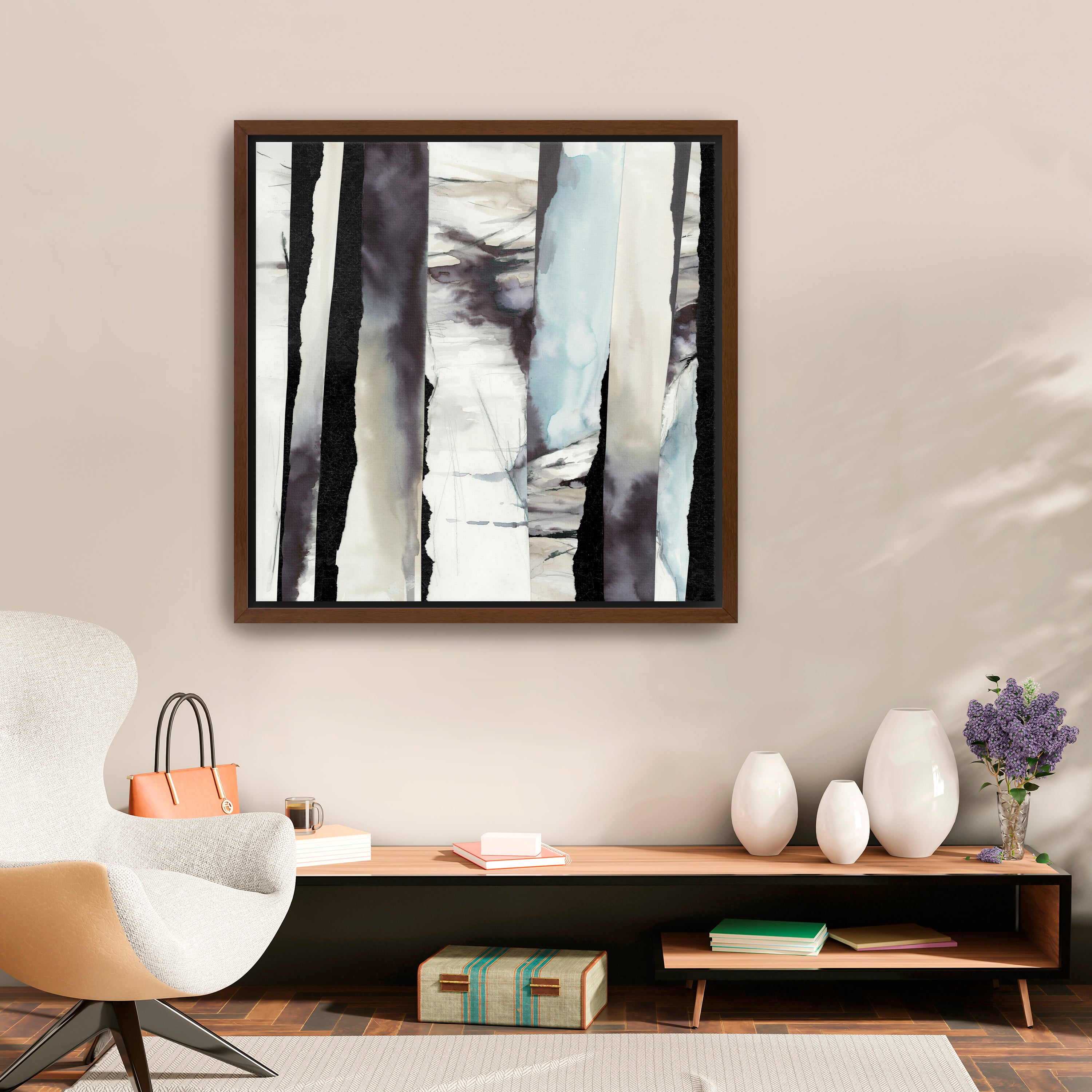Rippling Shadows in Winter Light Canvas Giclee