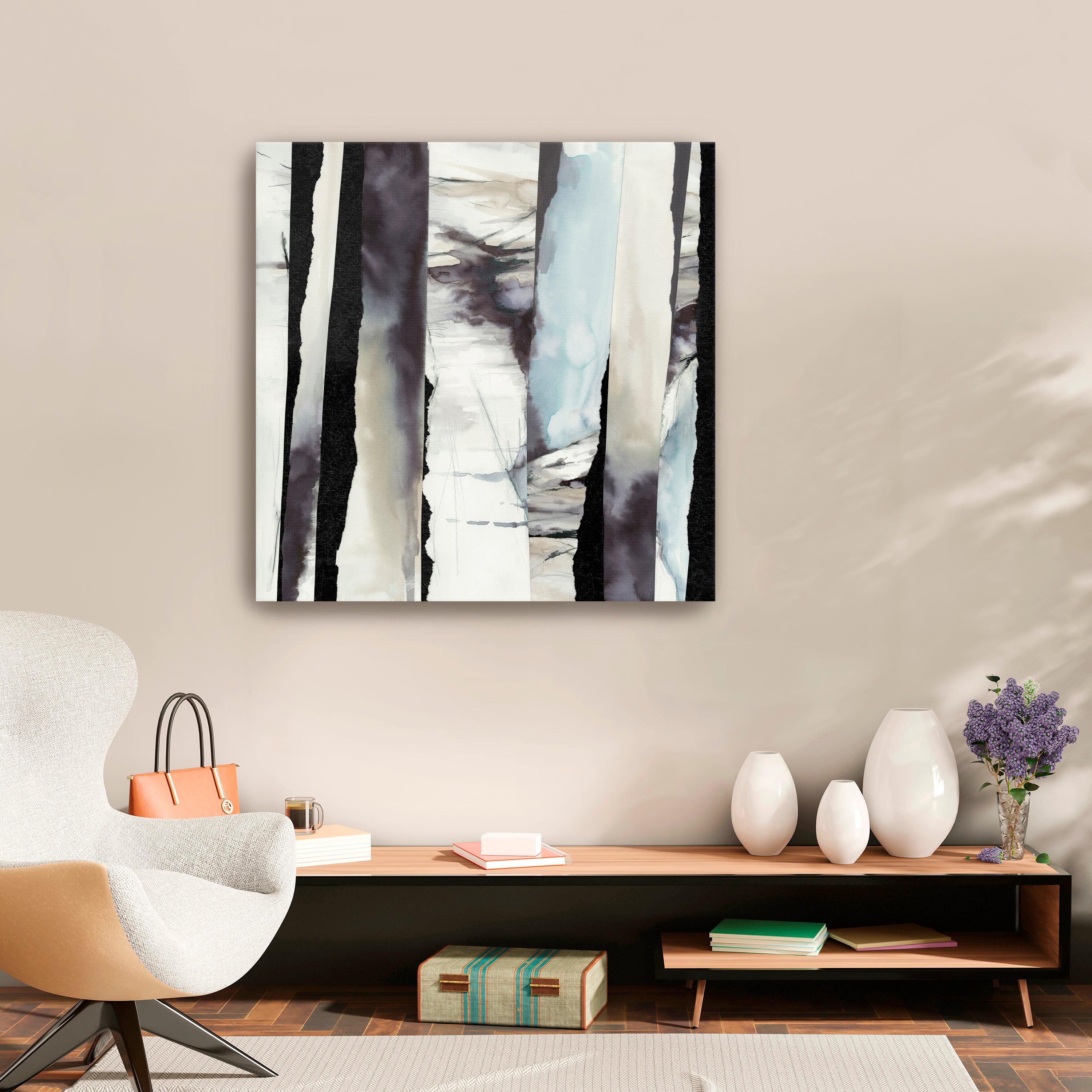 Rippling Shadows in Winter Light Canvas Giclee
