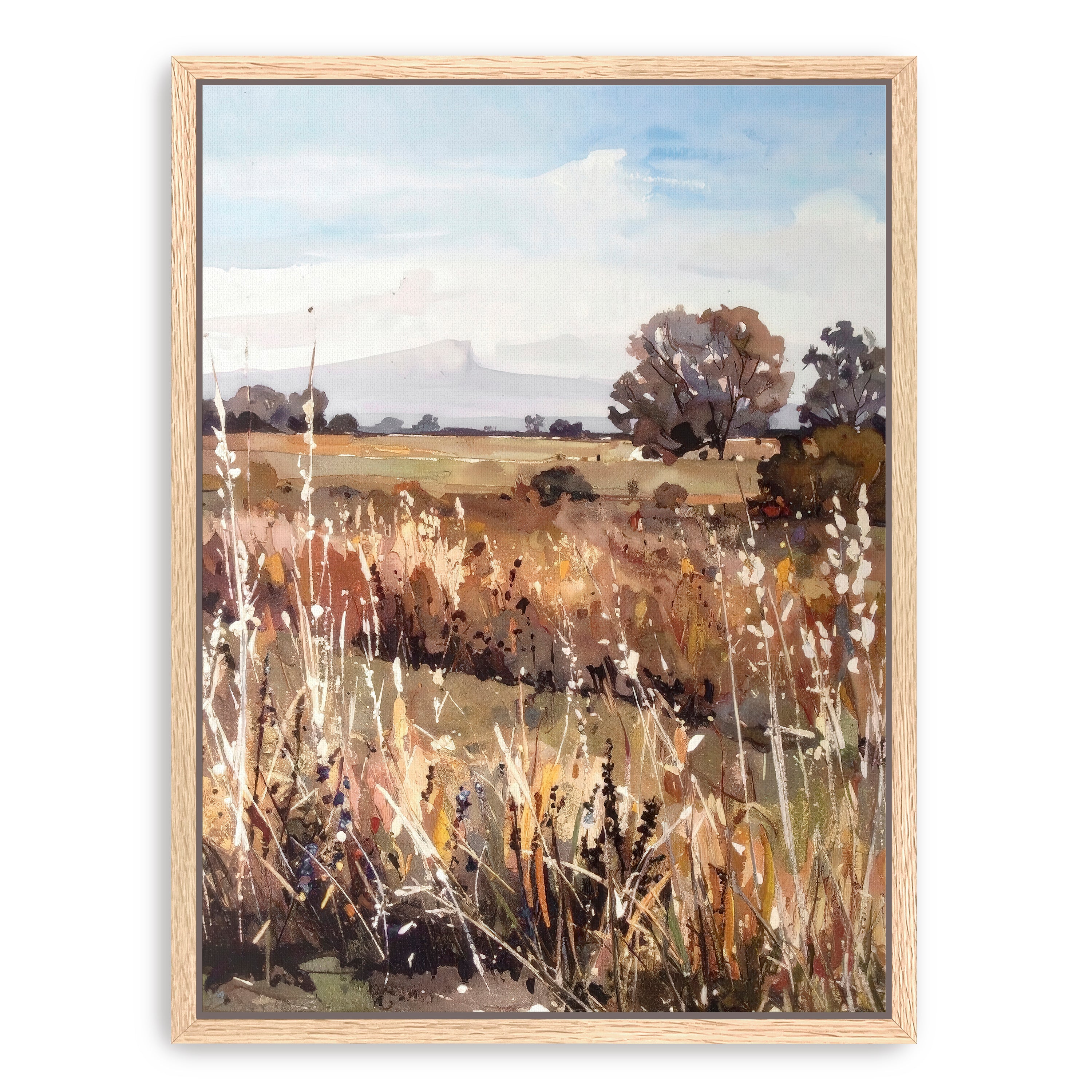 Peaceful Meadow II Canvas Giclee