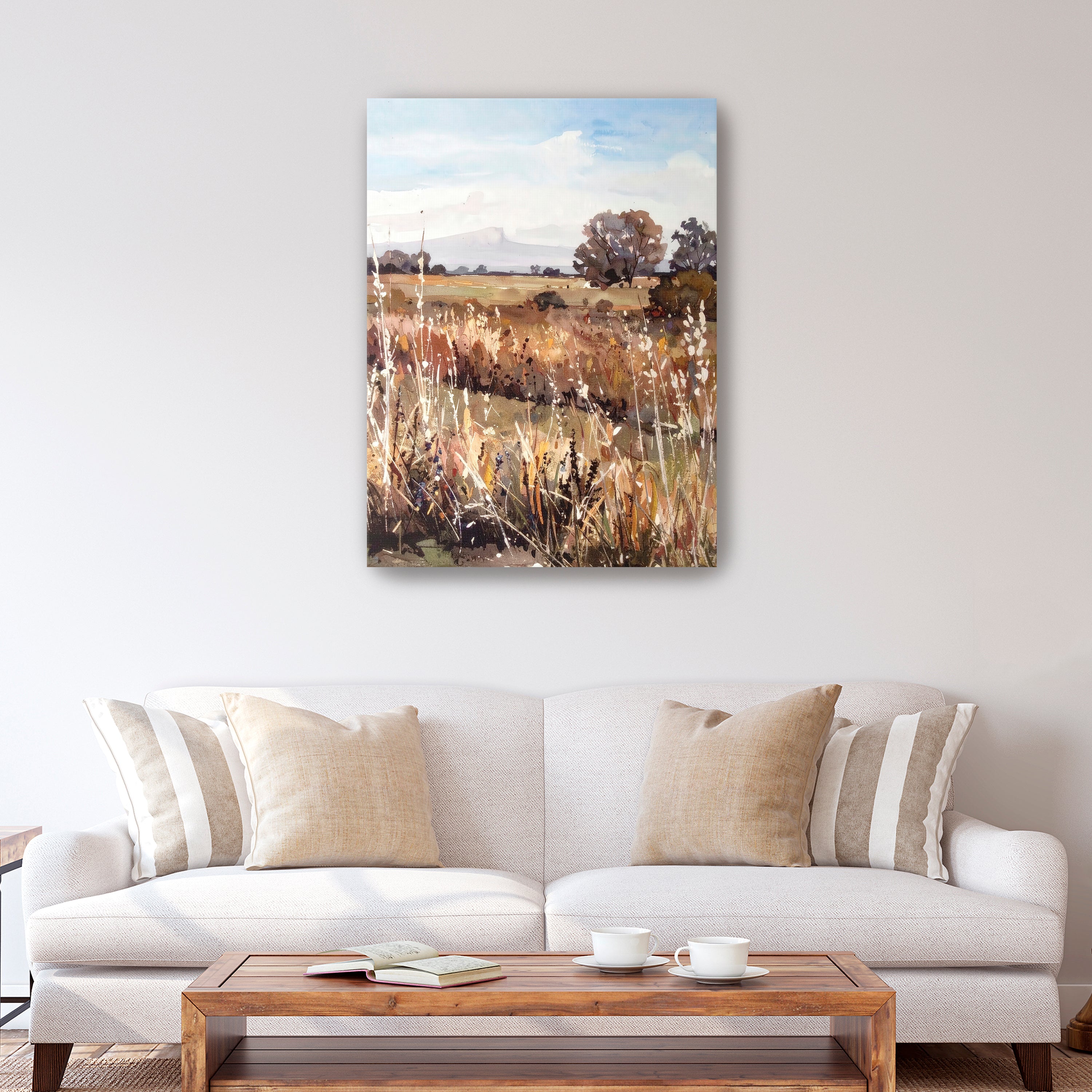 Peaceful Meadow II Canvas Giclee