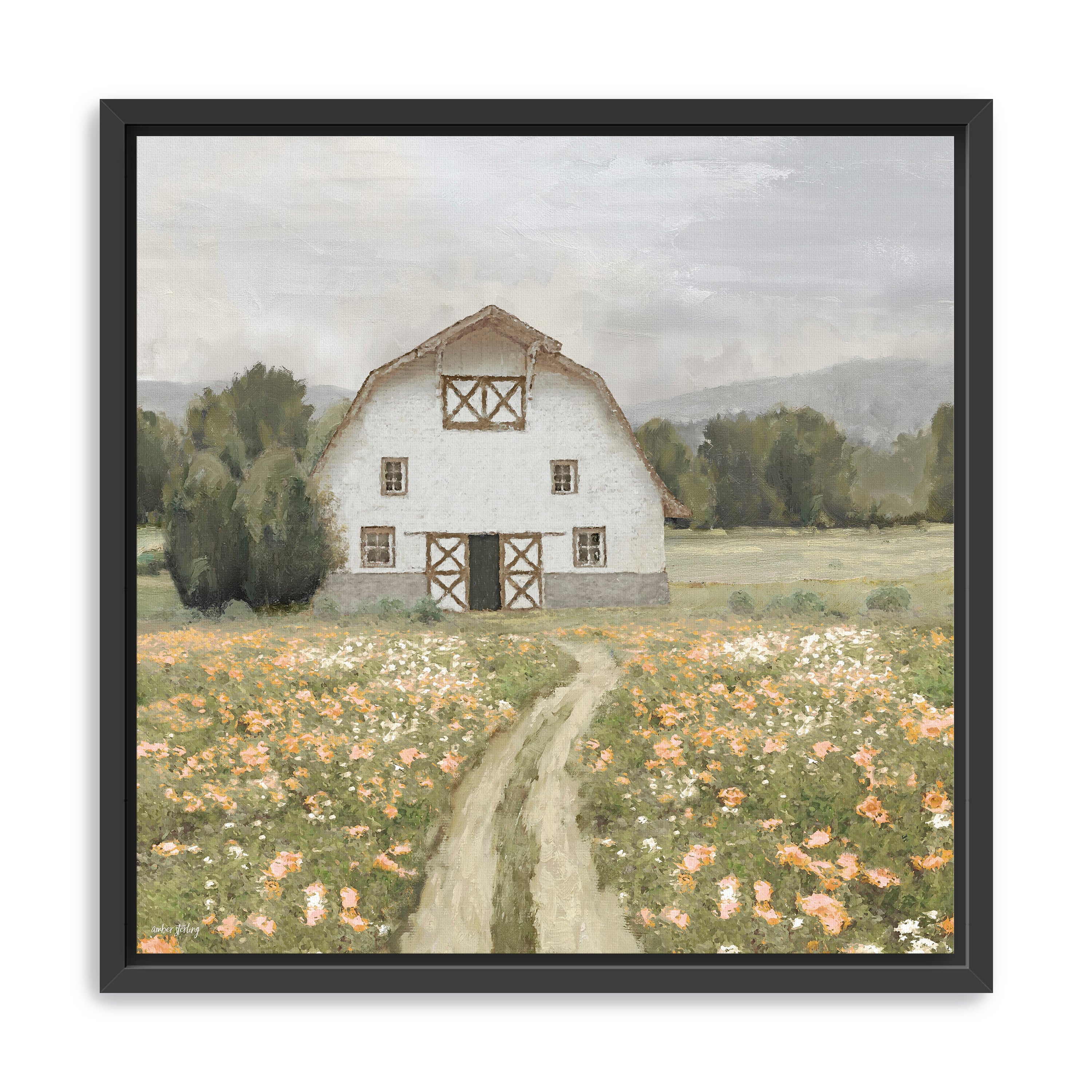 Flower Farm Canvas Giclee Wall Art