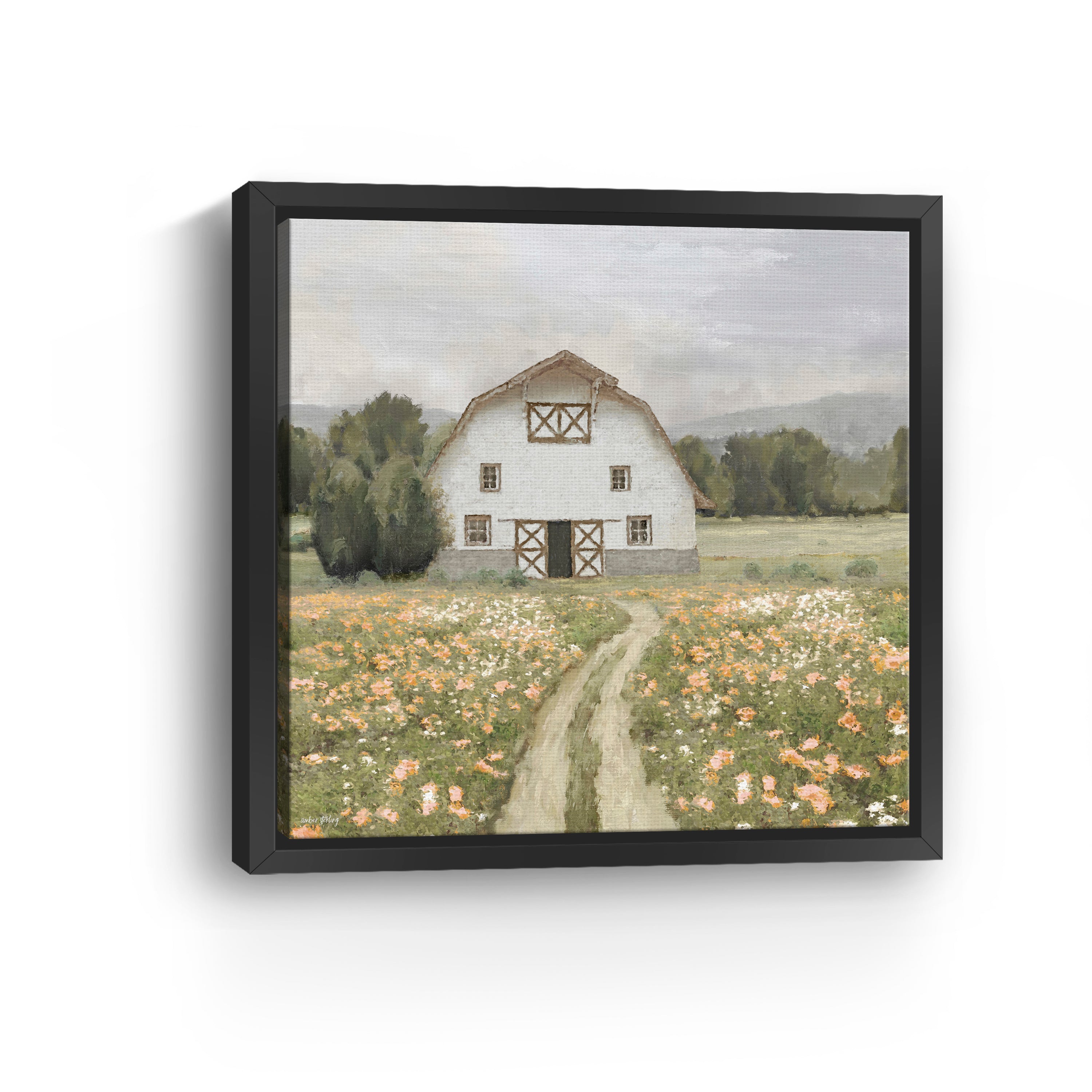 Flower Farm Canvas Giclee Wall Art