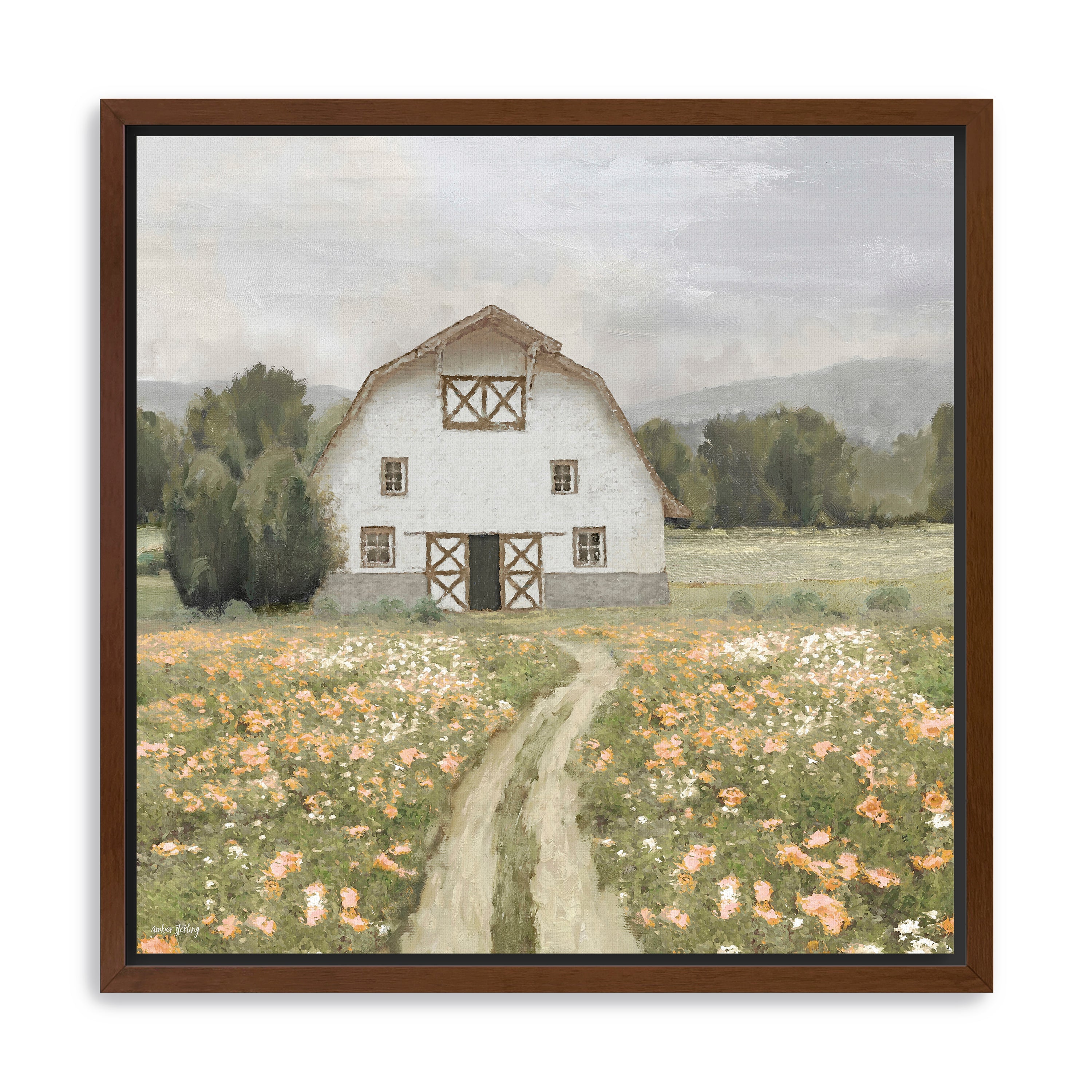 Flower Farm Canvas Giclee Wall Art