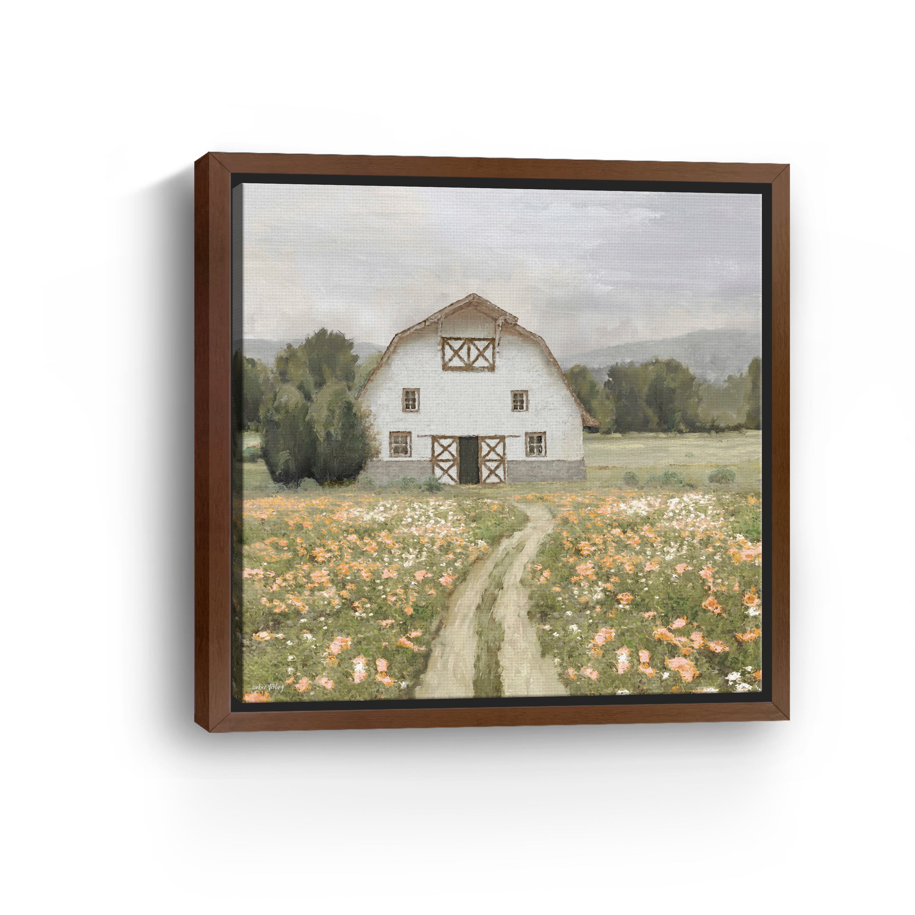 Flower Farm Canvas Giclee Wall Art
