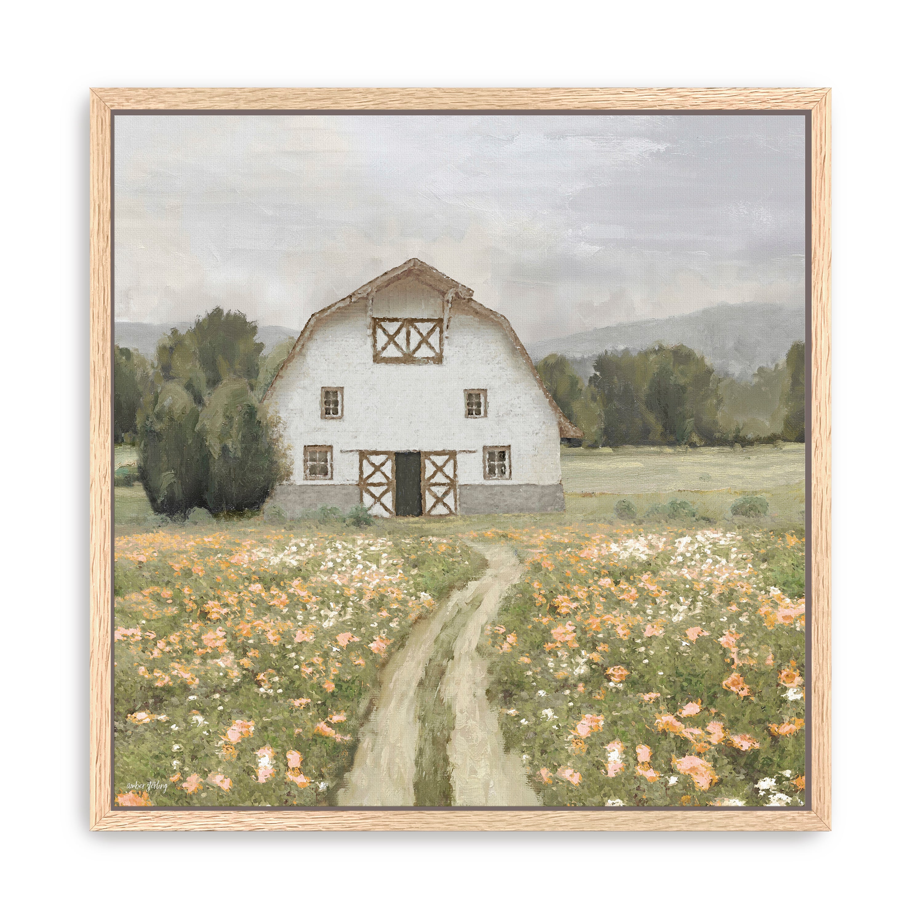 Flower Farm Canvas Giclee Wall Art