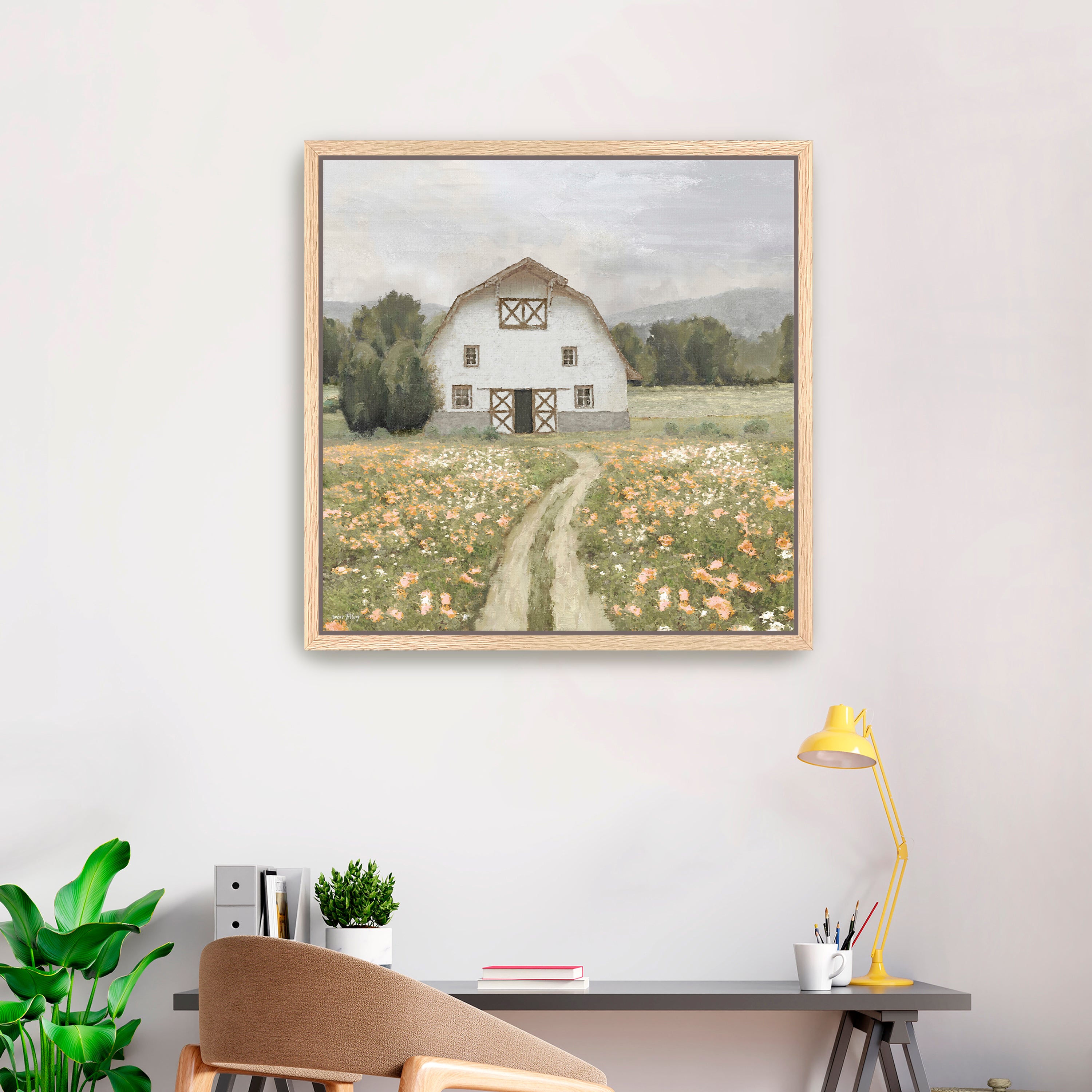 Flower Farm Canvas Giclee Wall Art