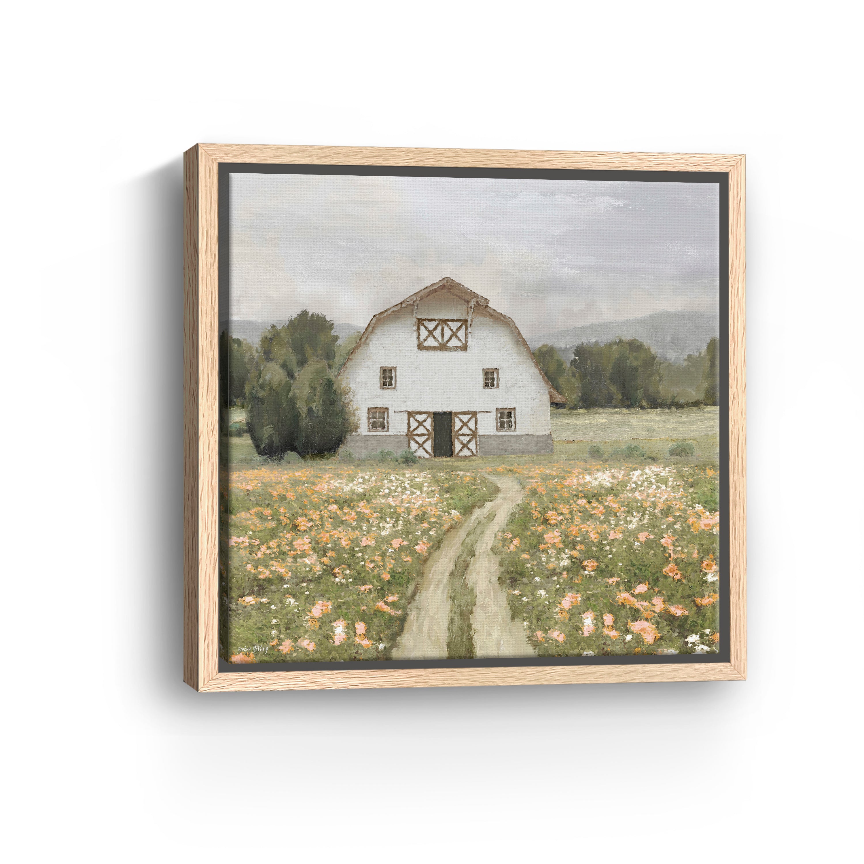 Flower Farm Canvas Giclee Wall Art