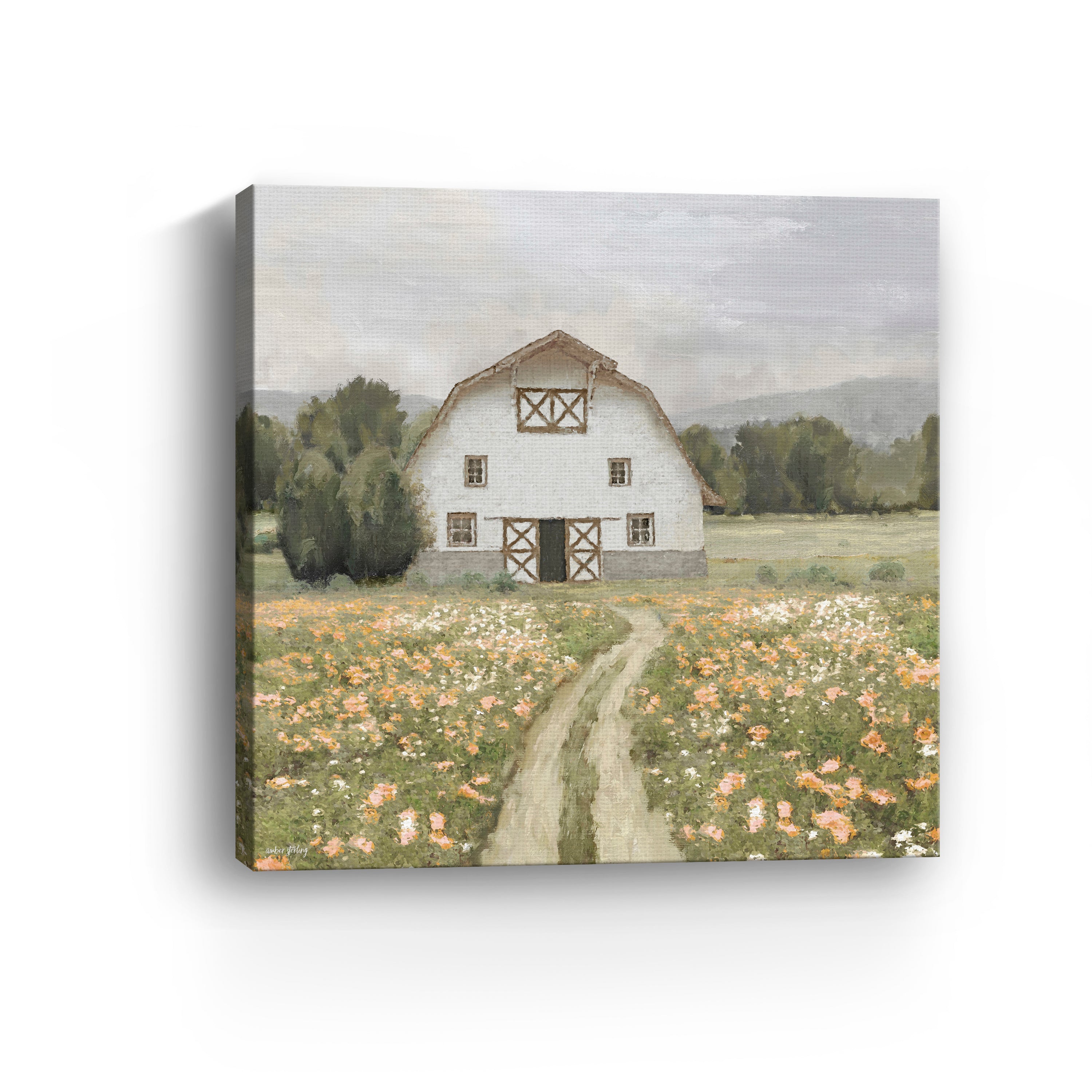 Flower Farm Canvas Giclee Wall Art