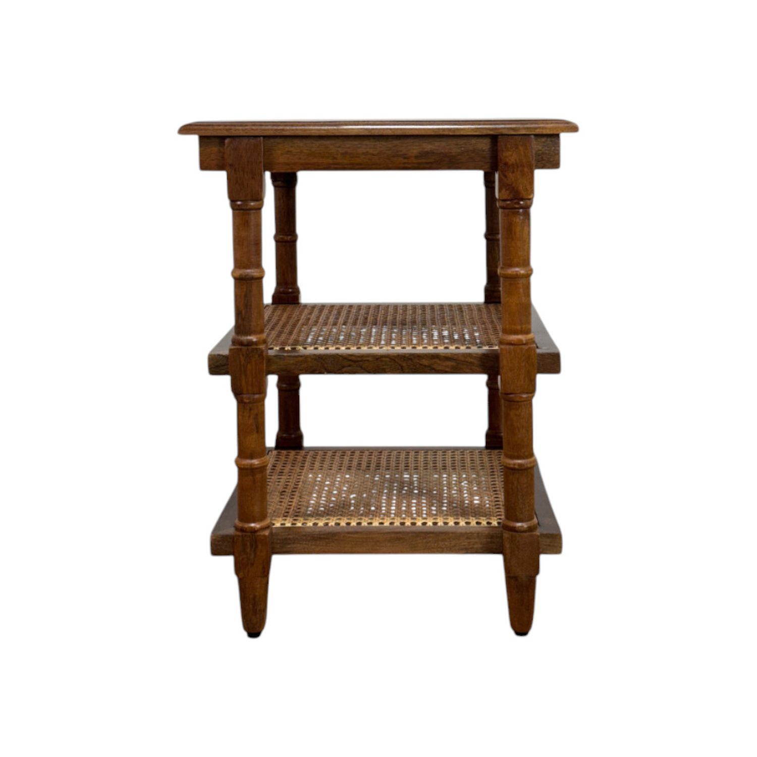 Chesterfield Mango Wood Side Table Chestnut