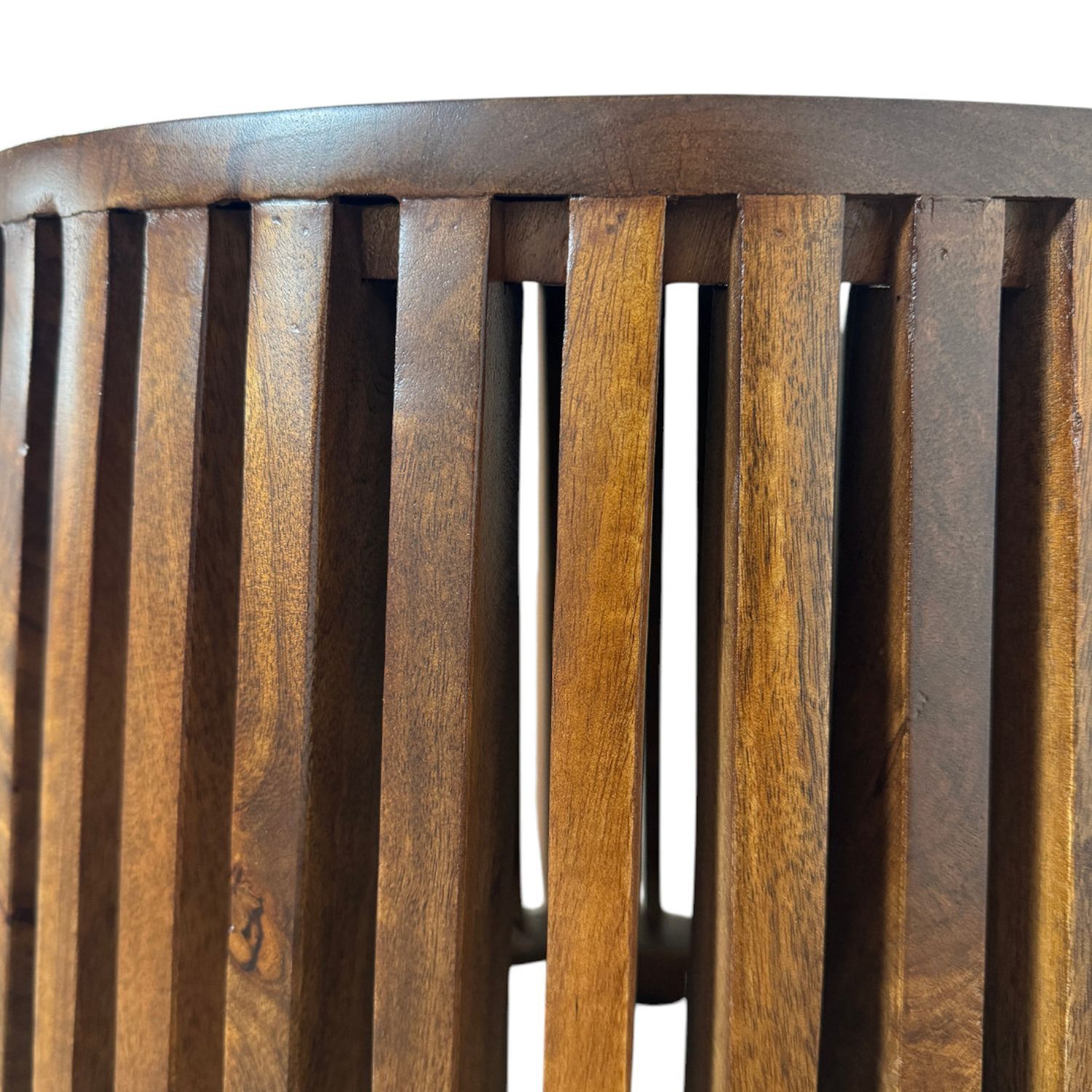 Cascade 24 x 21 Slatted Bell Side Table