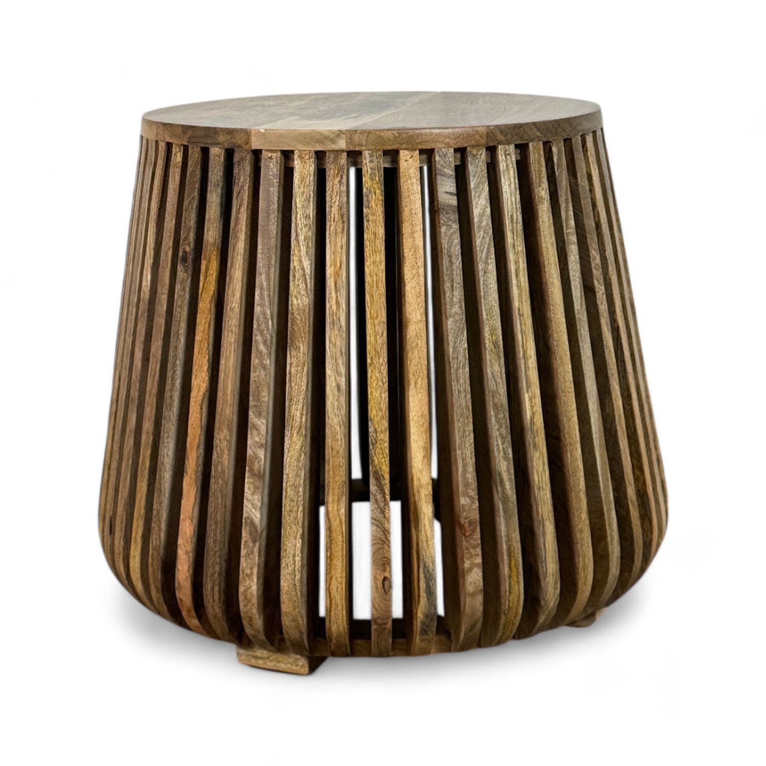 Cascade 24 x 21 Slatted Bell Side Table