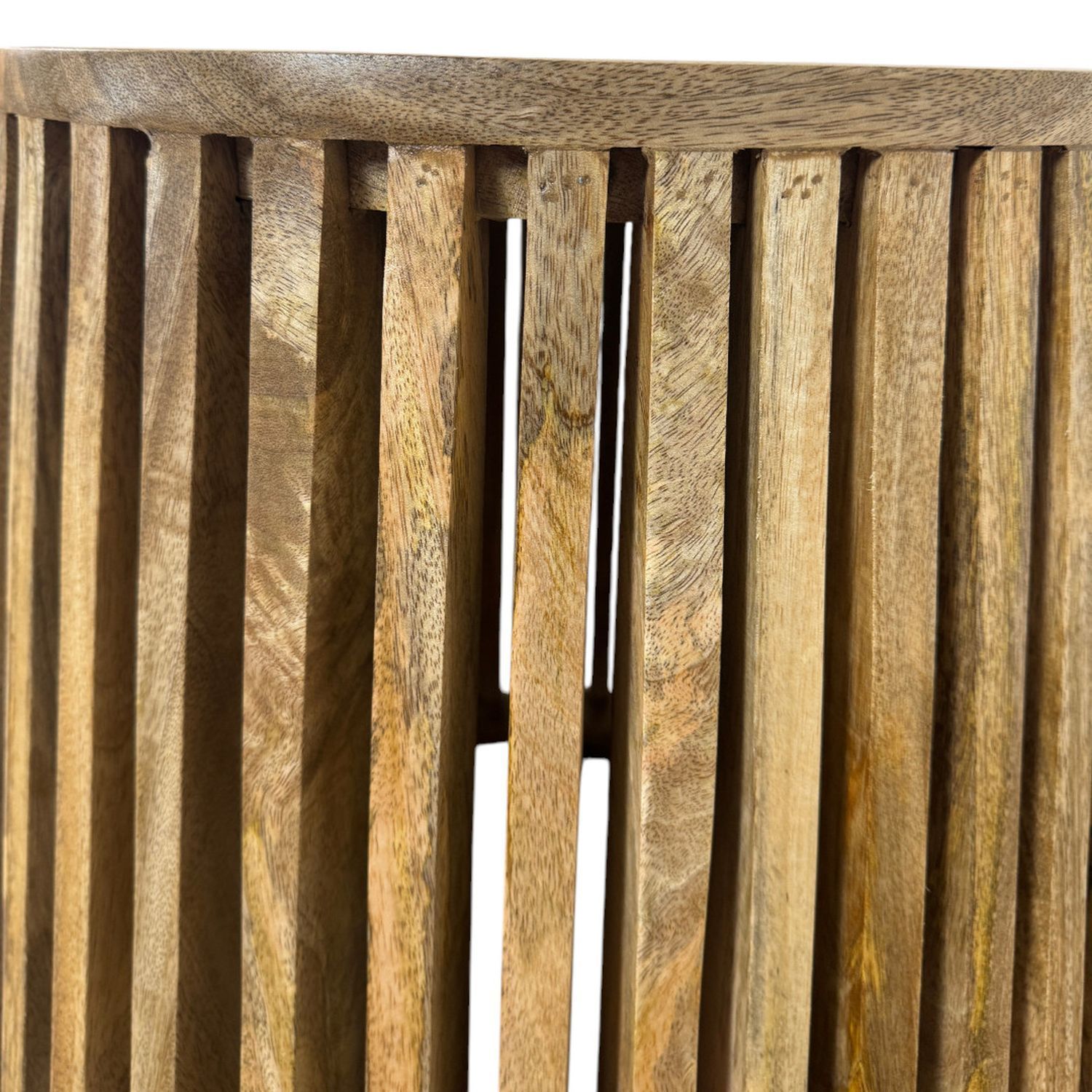 Cascade 24 x 21 Slatted Bell Side Table