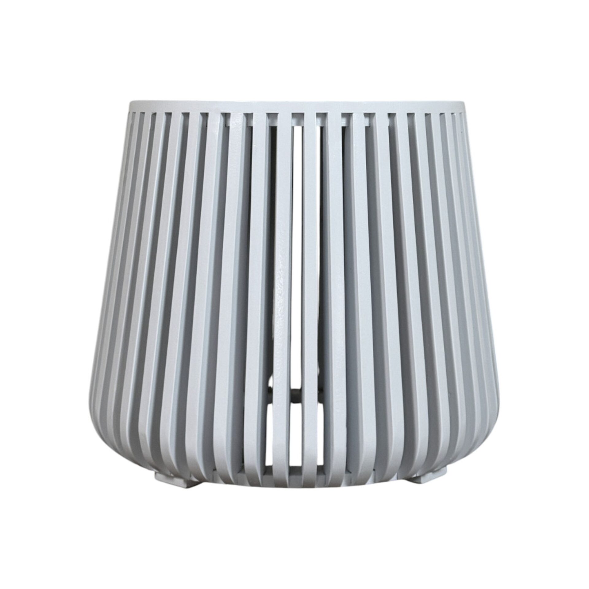 Cascade 24 x 21 Slatted Bell Side Table