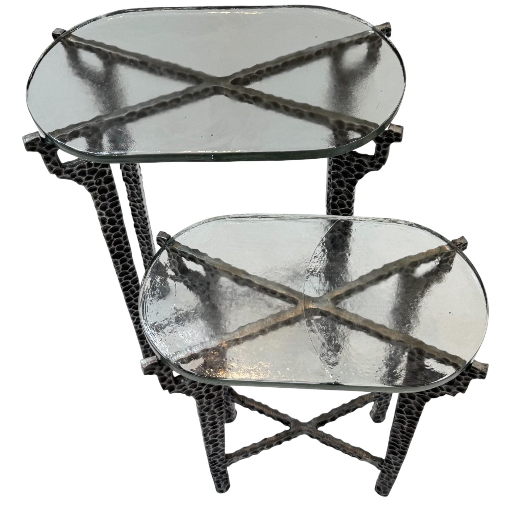 Ignis Nesting Table Set with Recycled Glass