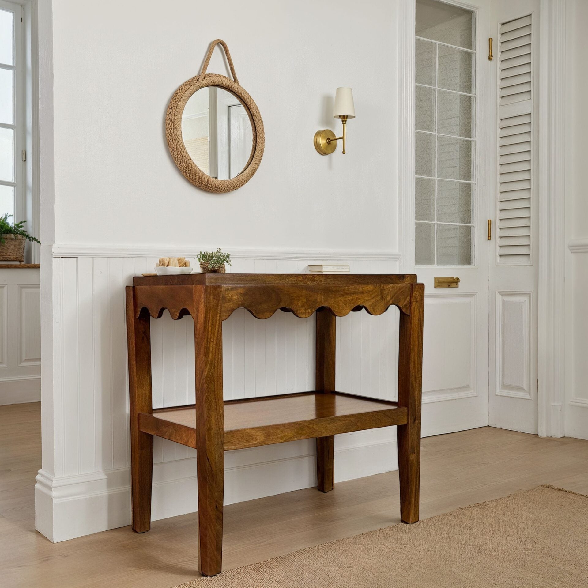 Scallop Accent Table