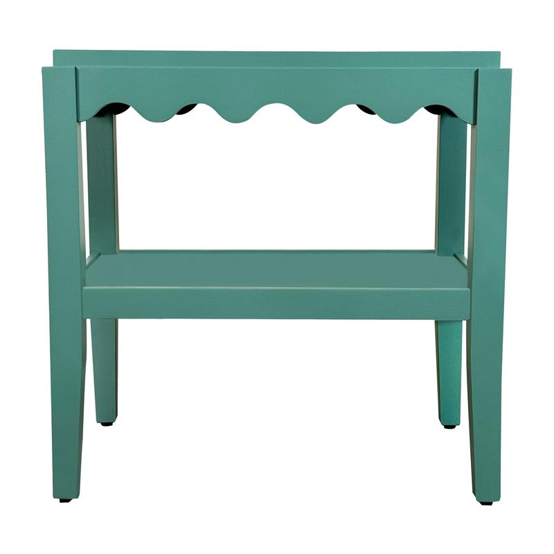 Scallop Accent Table
