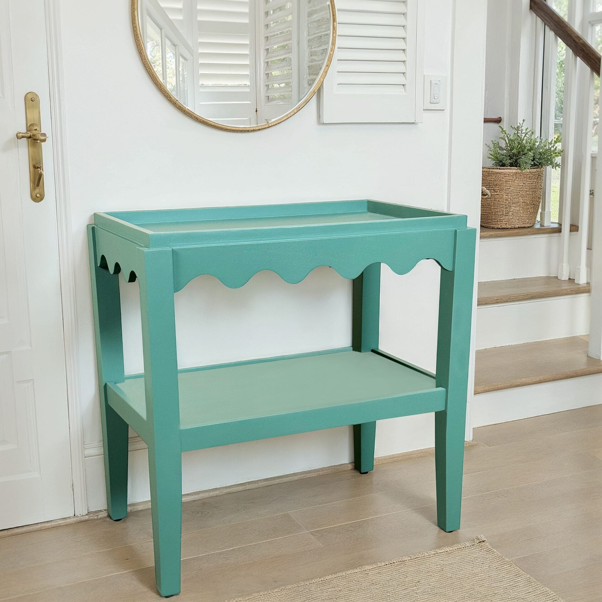 Scallop Accent Table